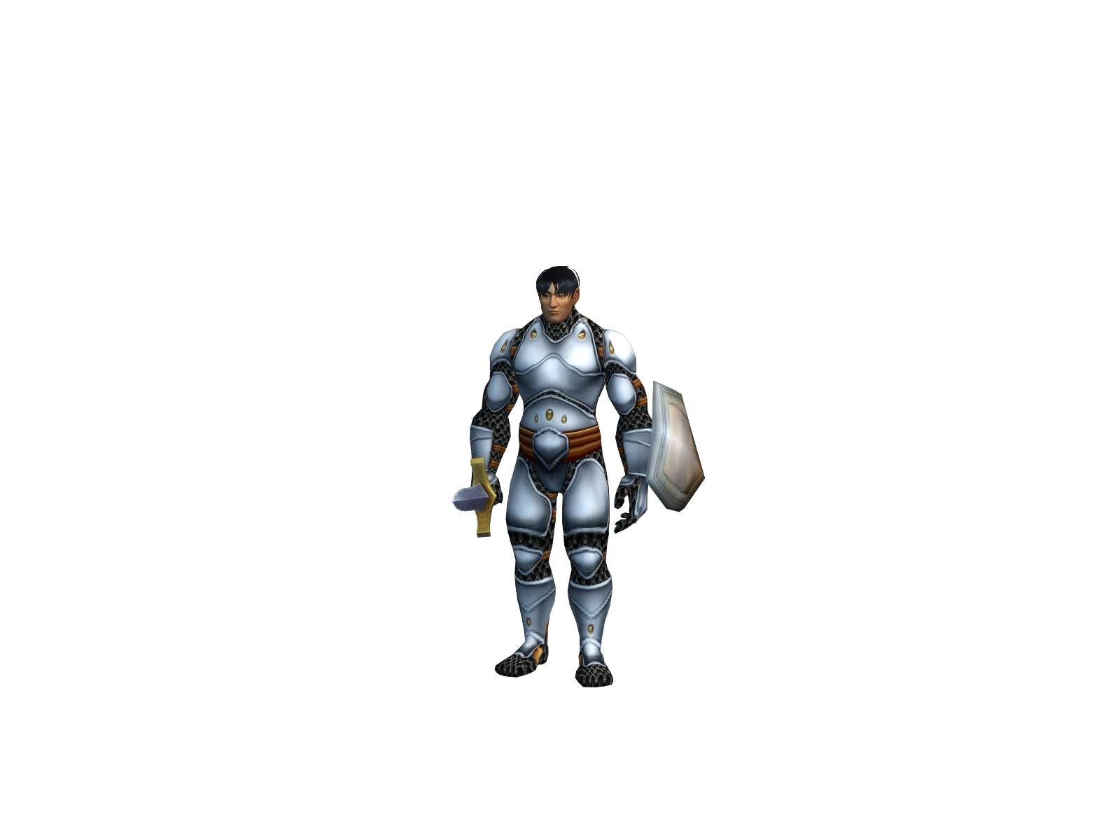Hallane 3D character render