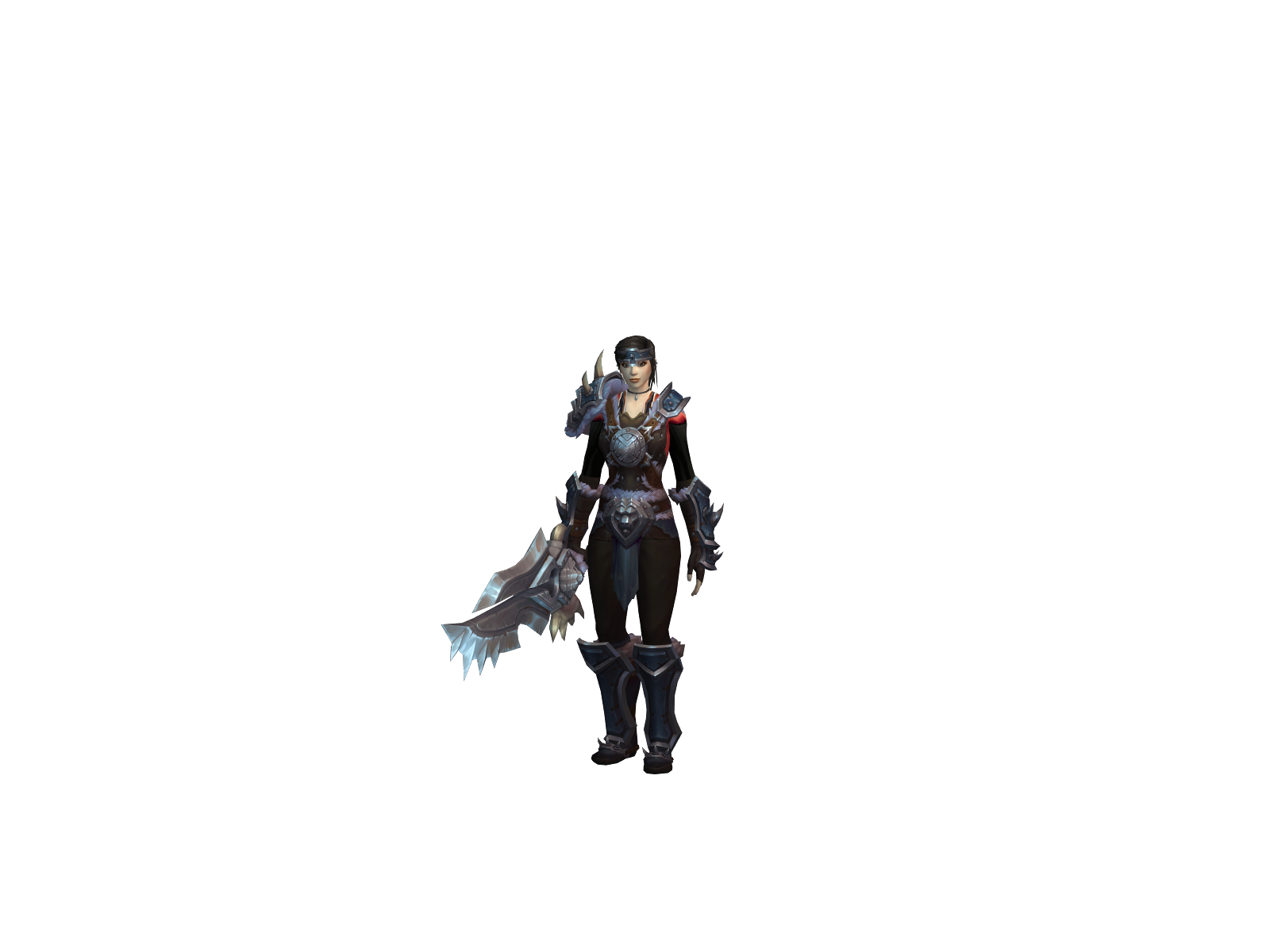 Hellsrain 3D character render