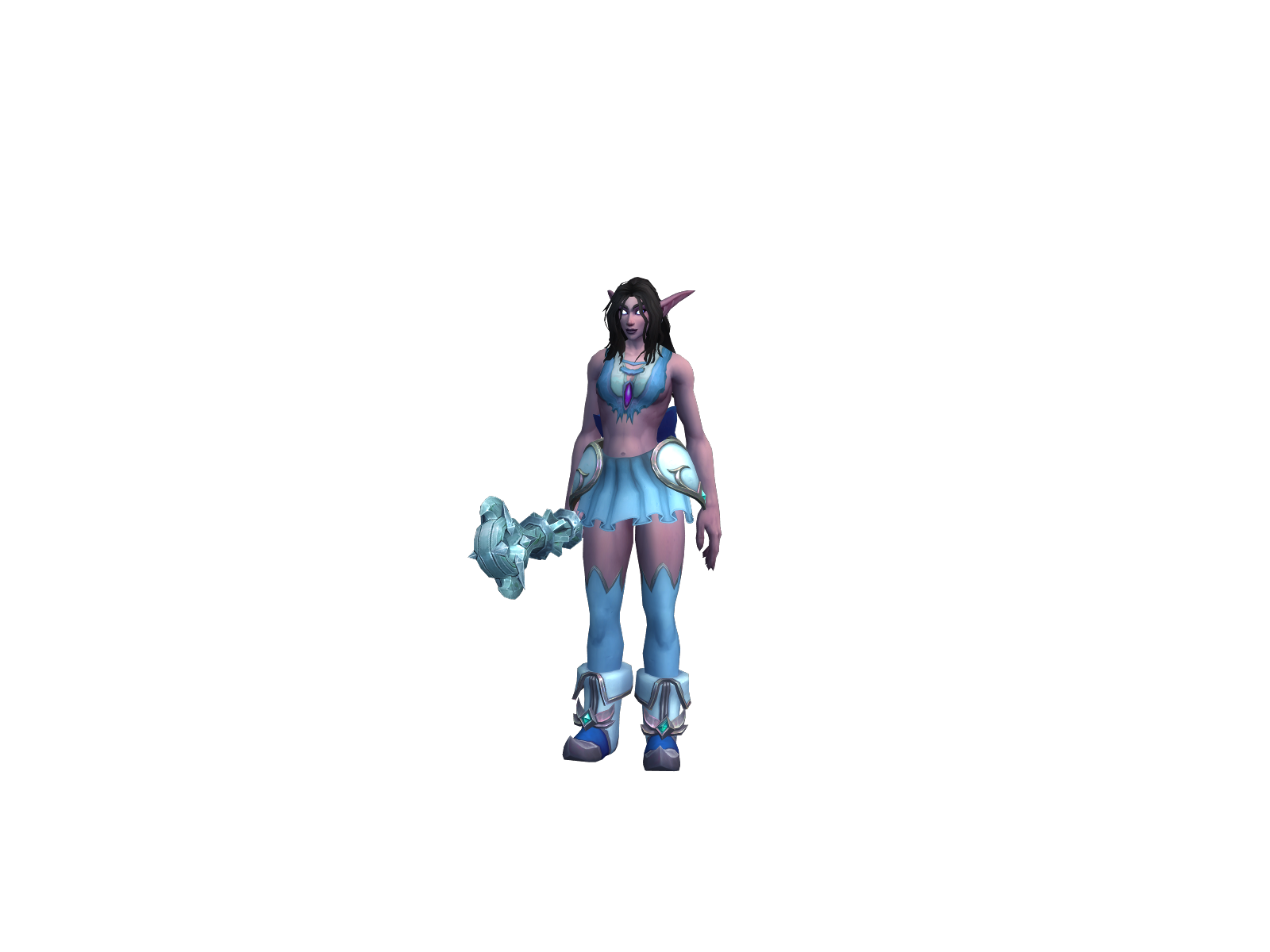 Lunafol 3D character render