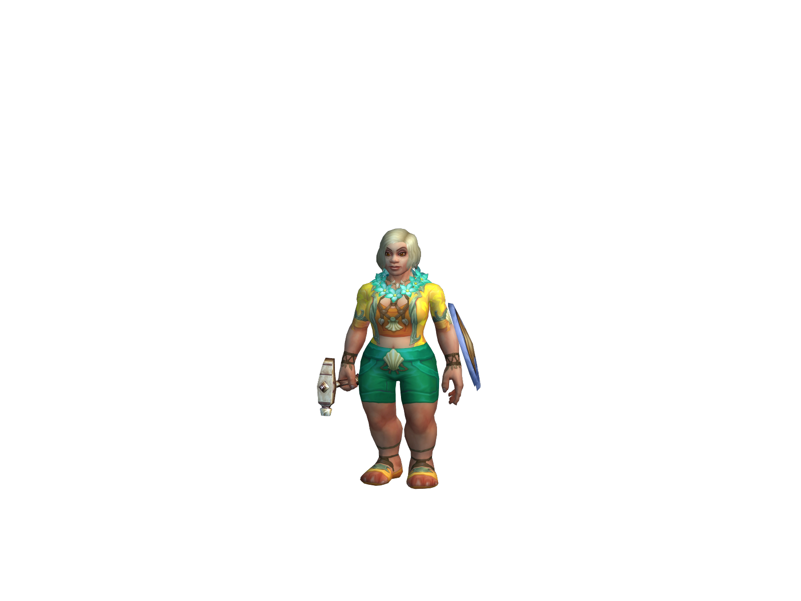Localhoa 3D character render