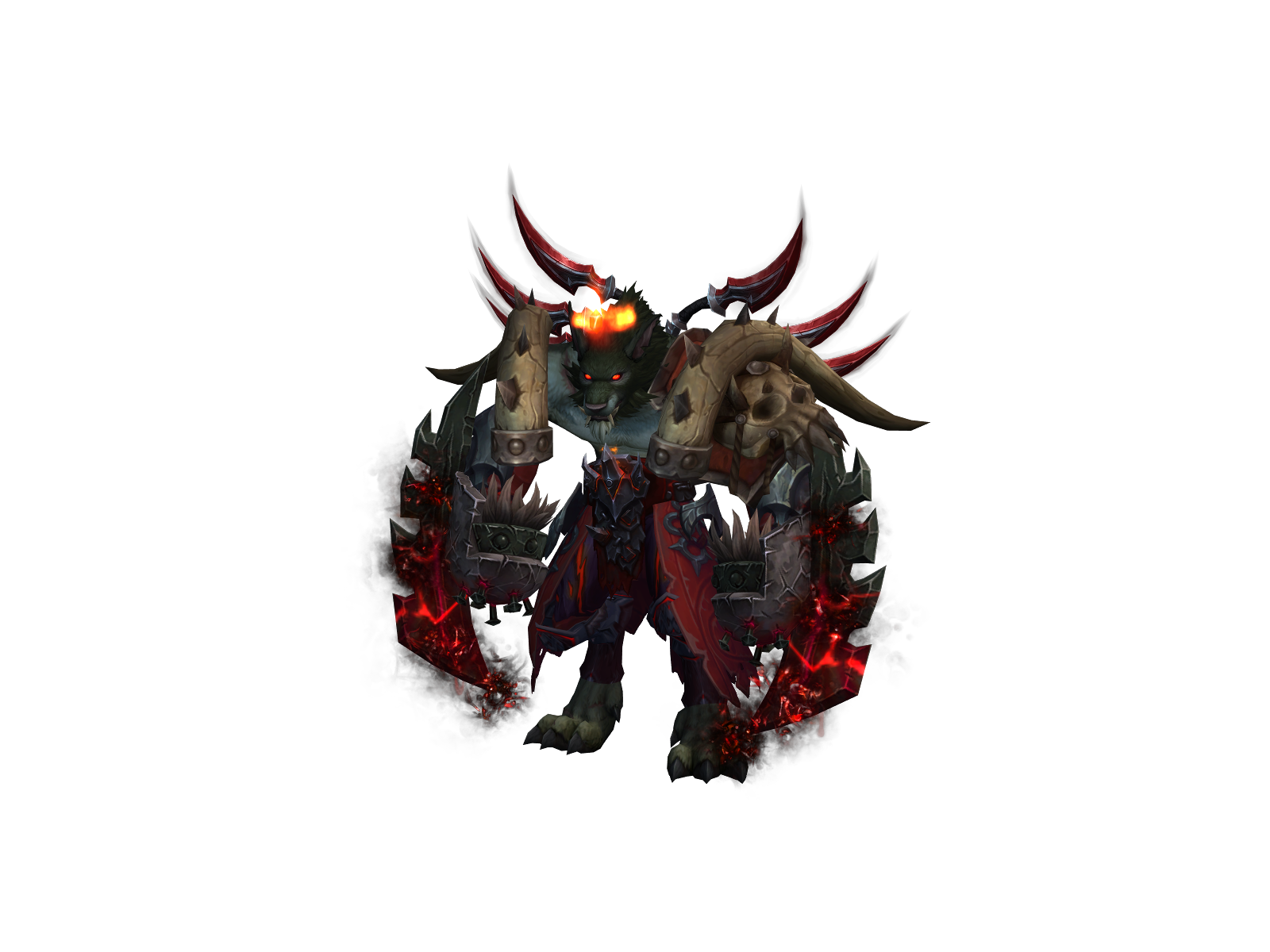 Behemøth 3D character render