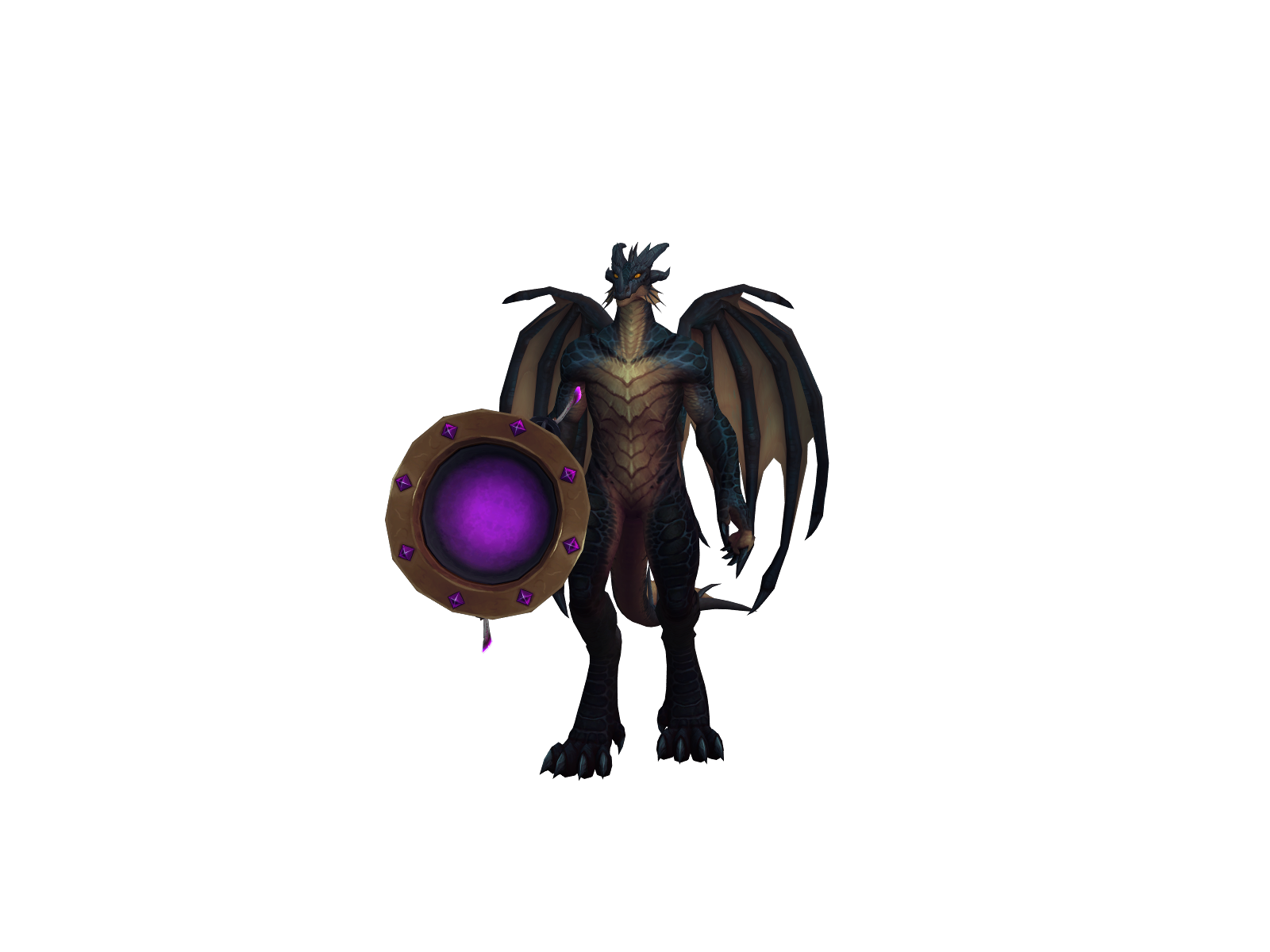 Vharaxes 3D character render