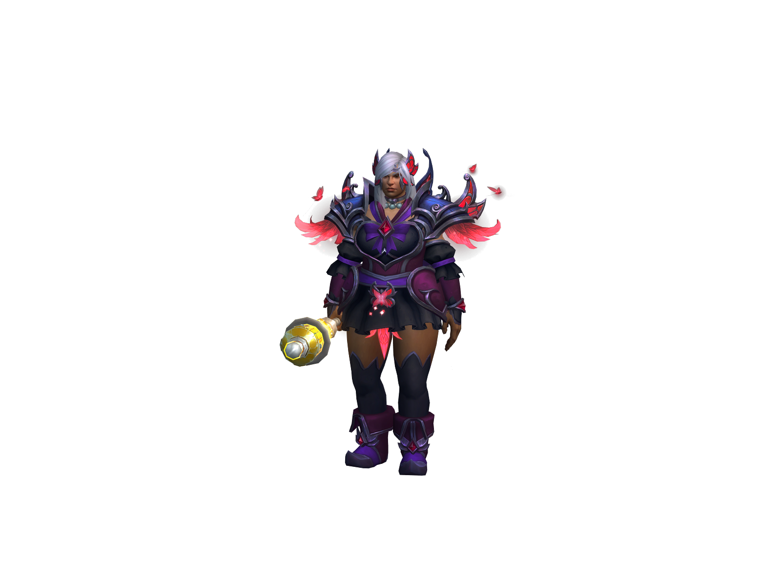 Chiardra 3D character render