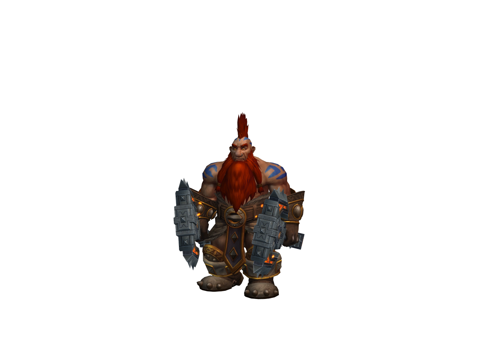 Kragmight 3D character render