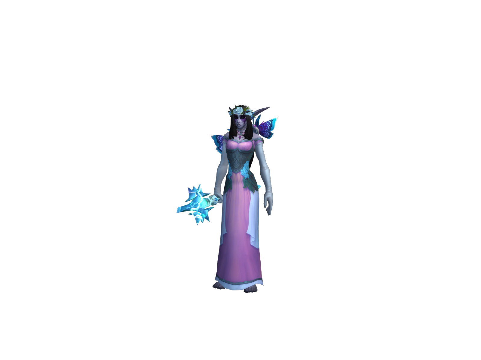 Selbelle 3D character render