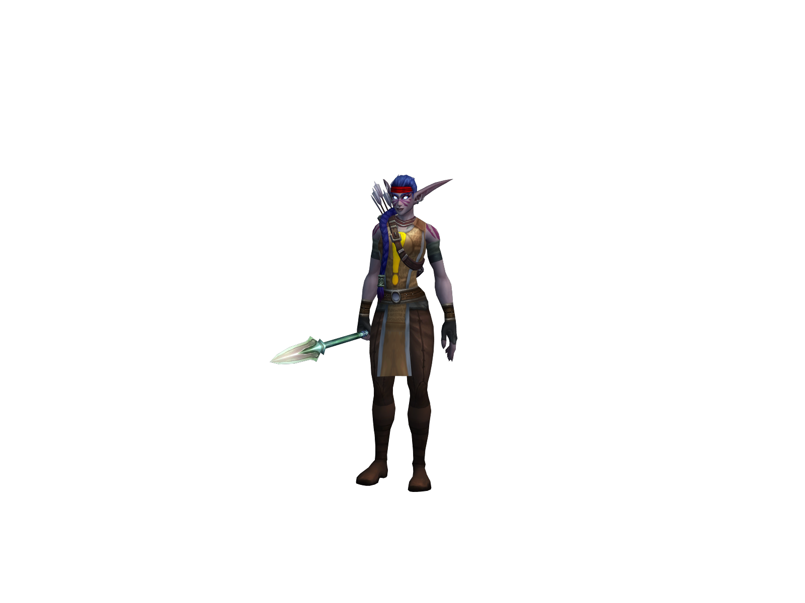 Melayn 3D character render
