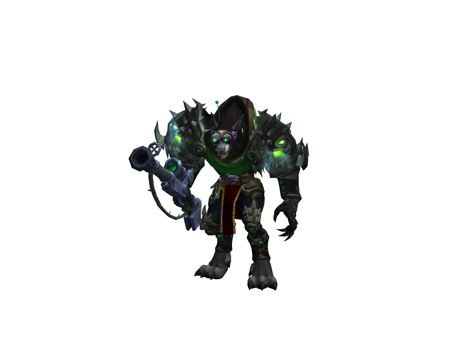 Dreadwood 3D character render