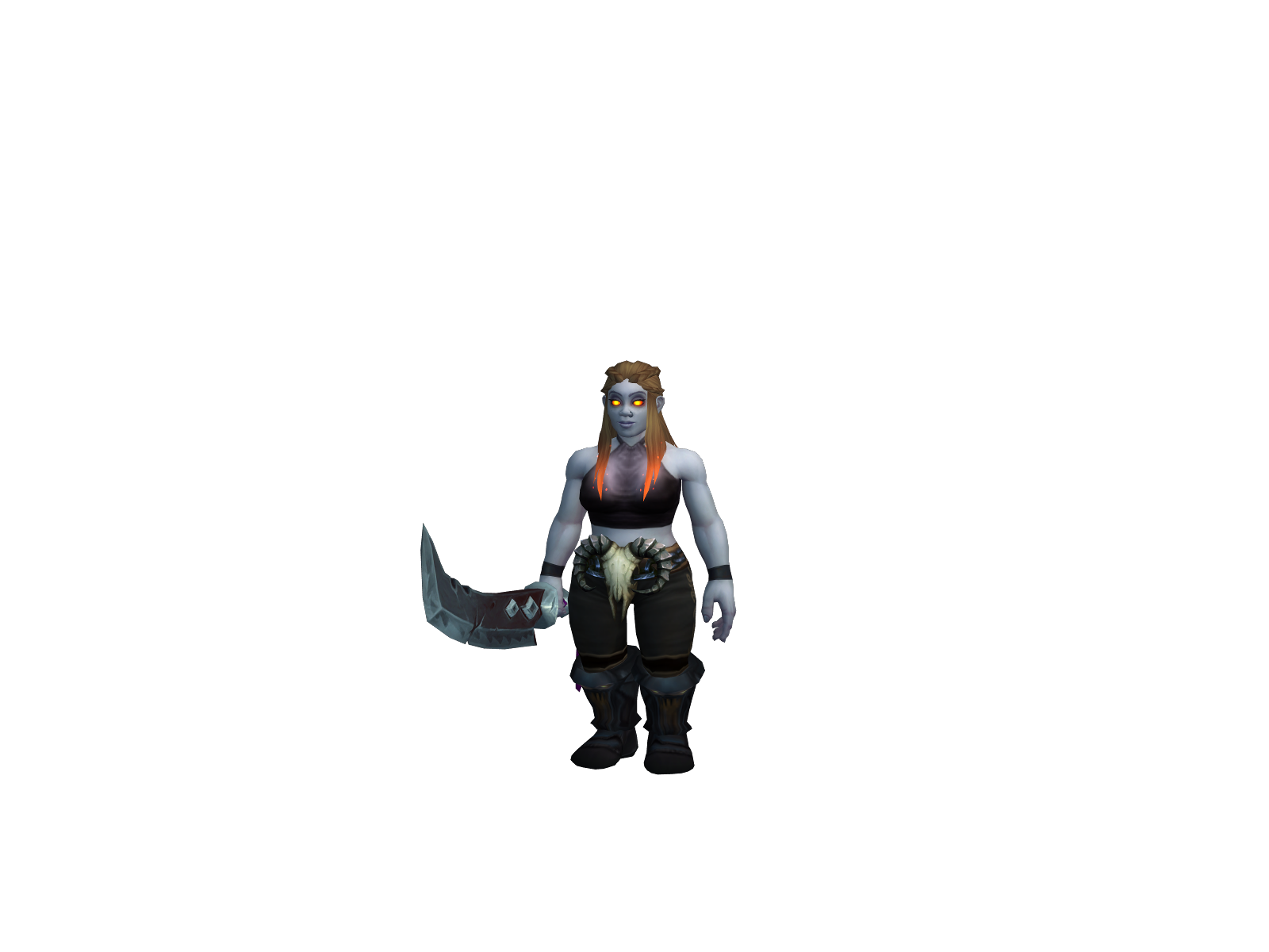 Wulfny 3D character render