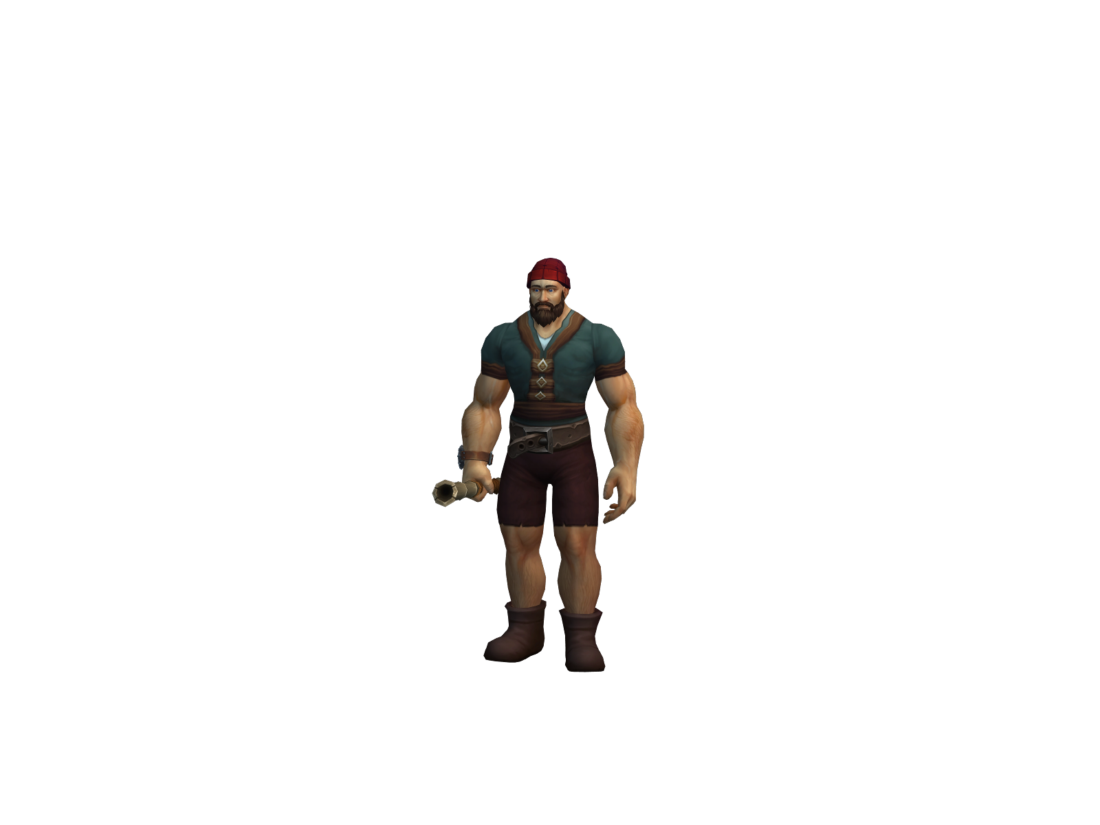 Manofstature 3D character render