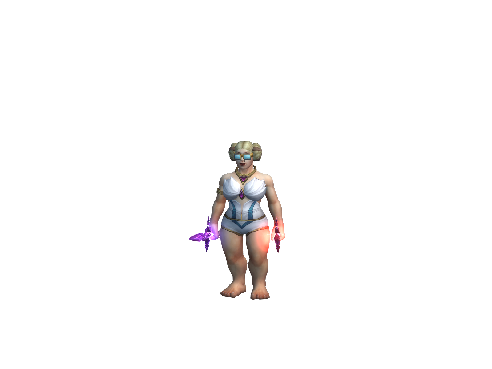 Belly 3D character render