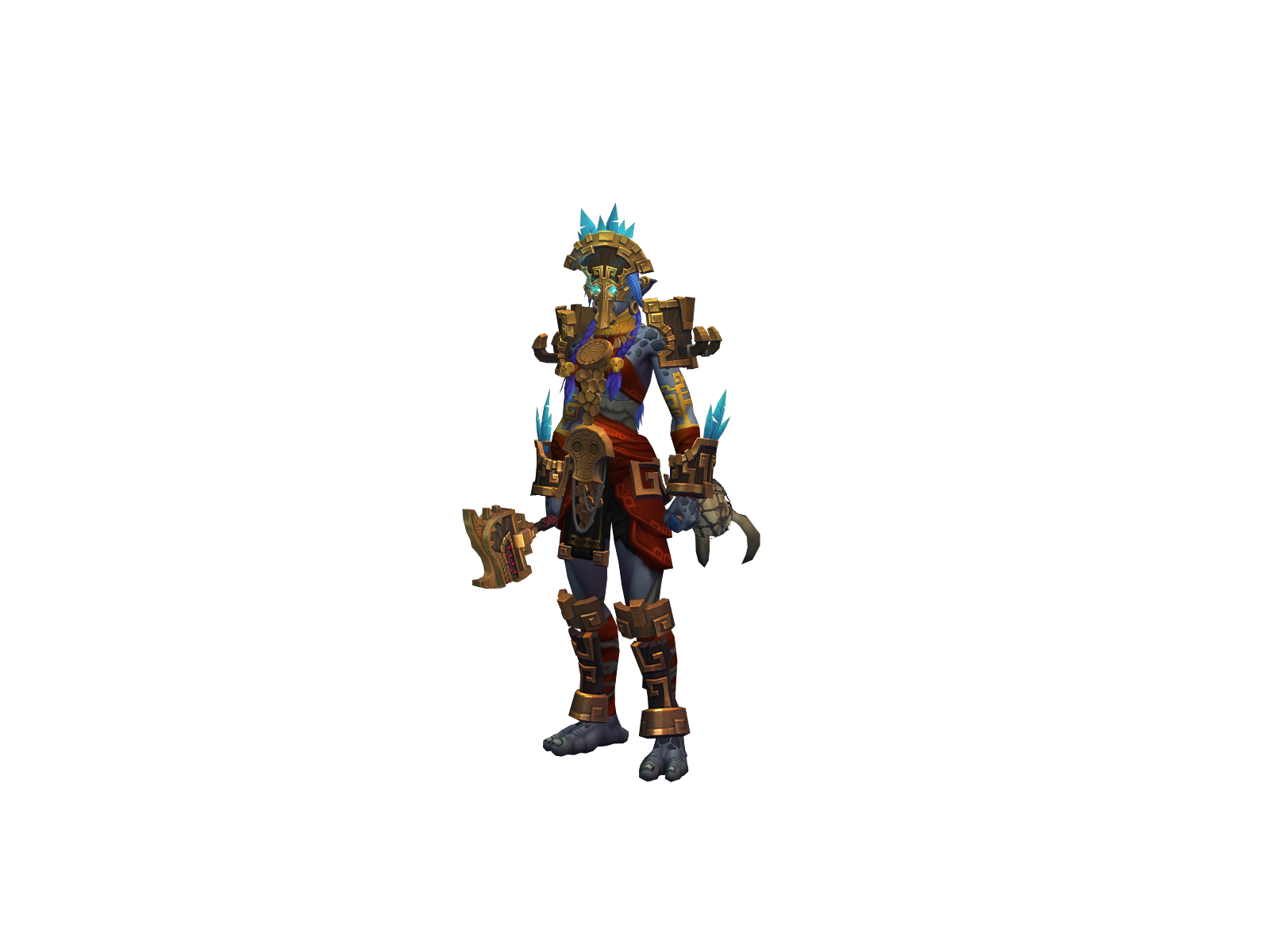 Moondrín 3D character render