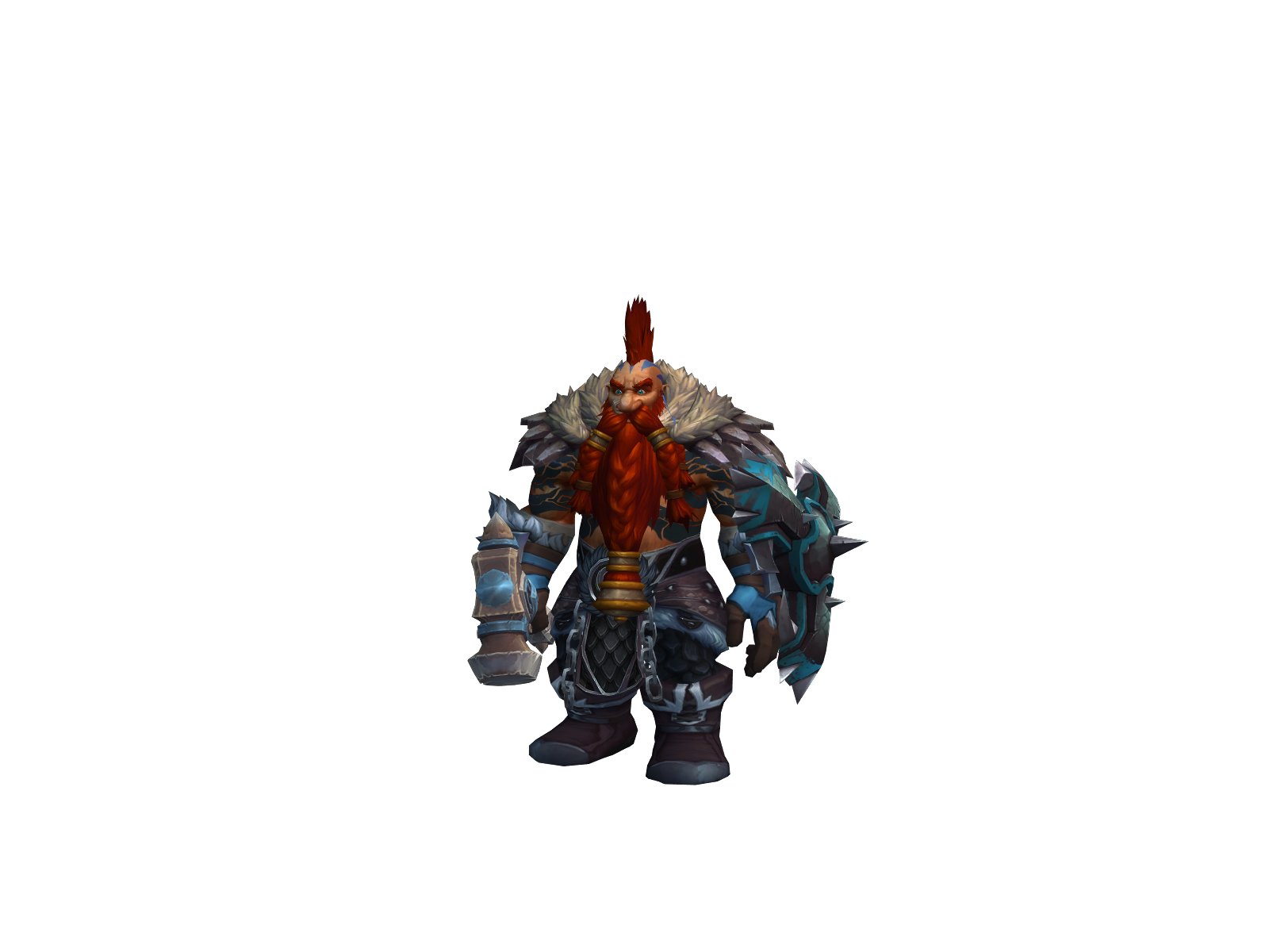 Pocketshaman 3D character render
