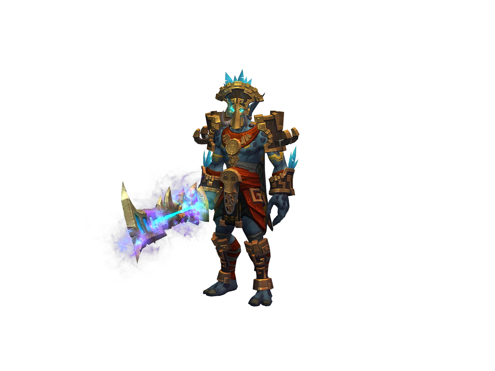 Amonzul 3D character render