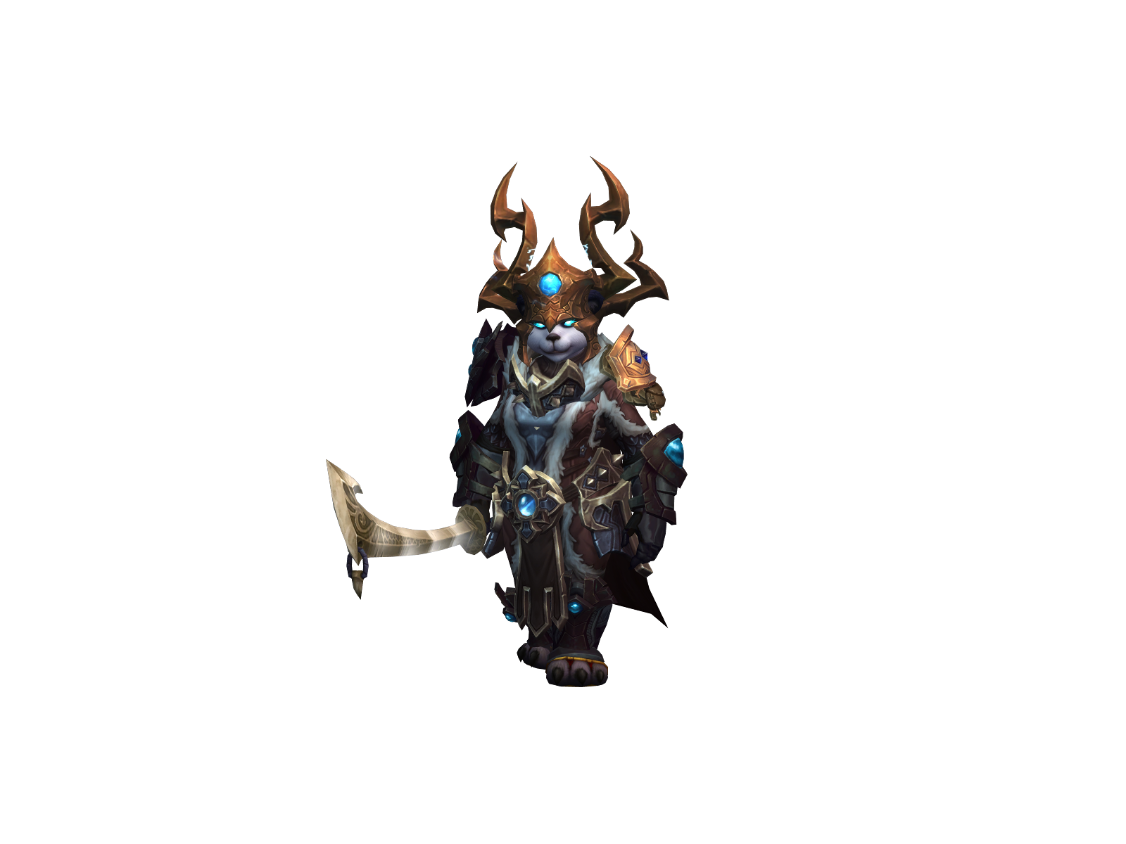 Catpanda 3D character render