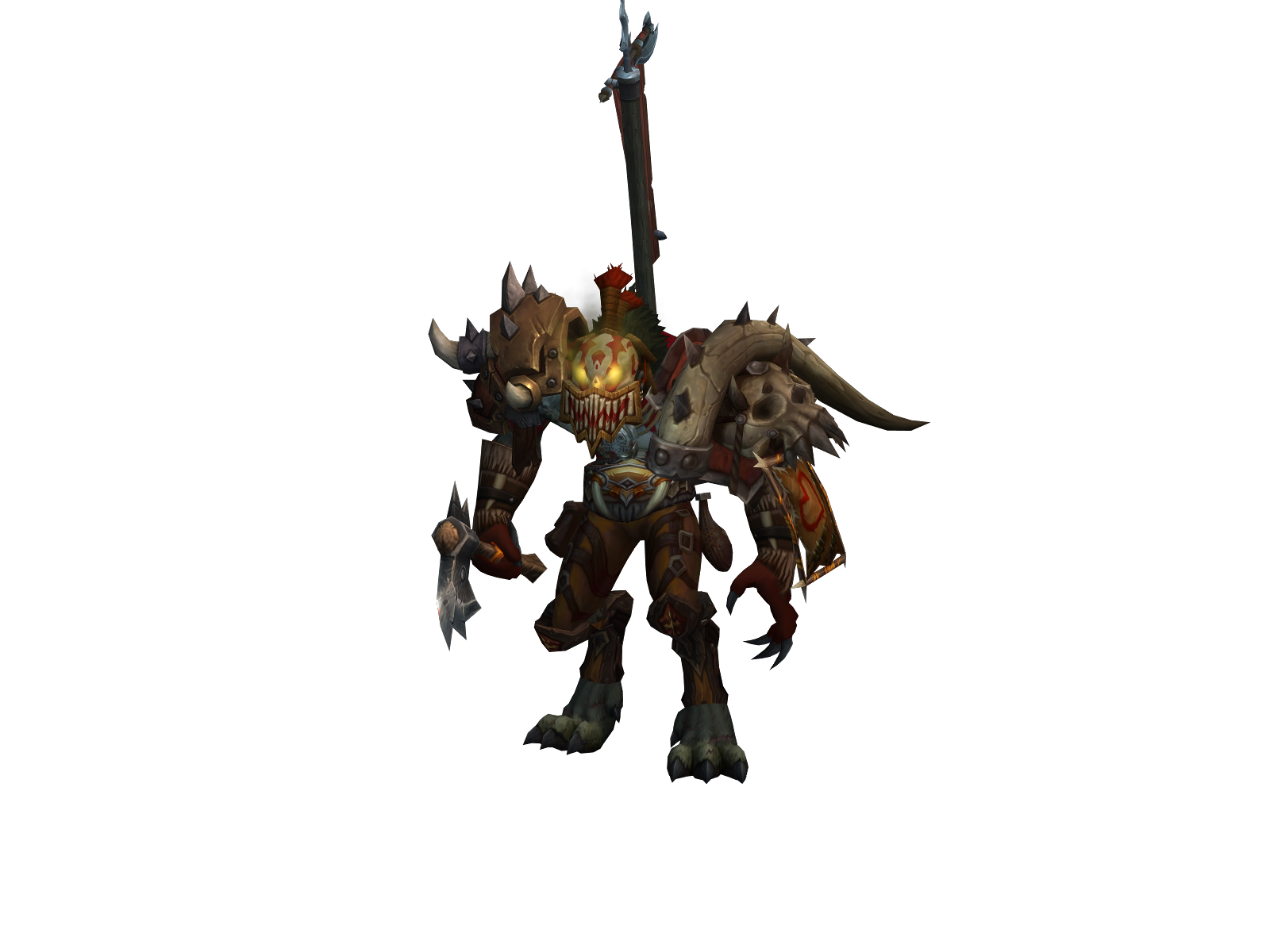 Kitfury 3D character render