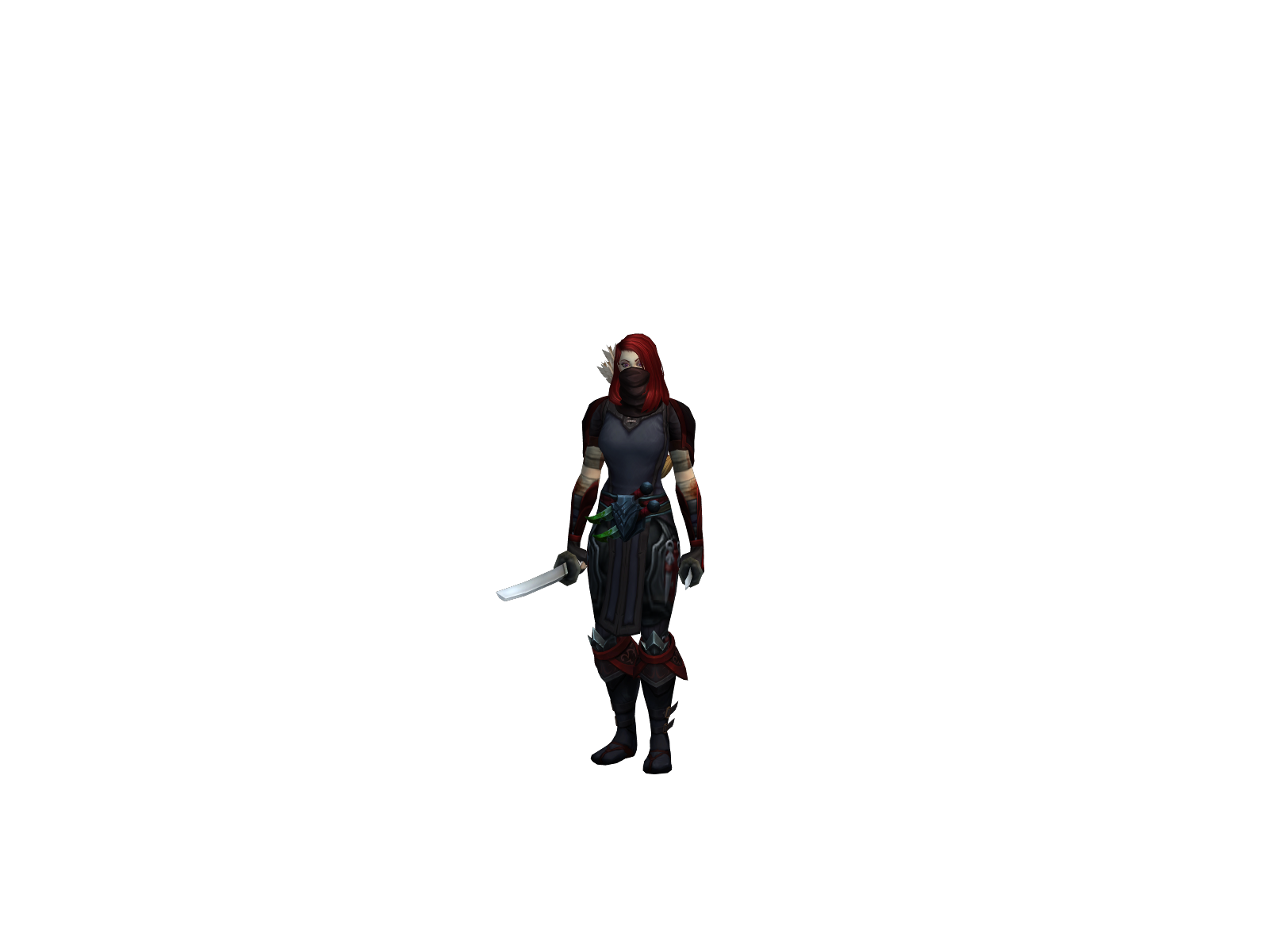Shíara 3D character render