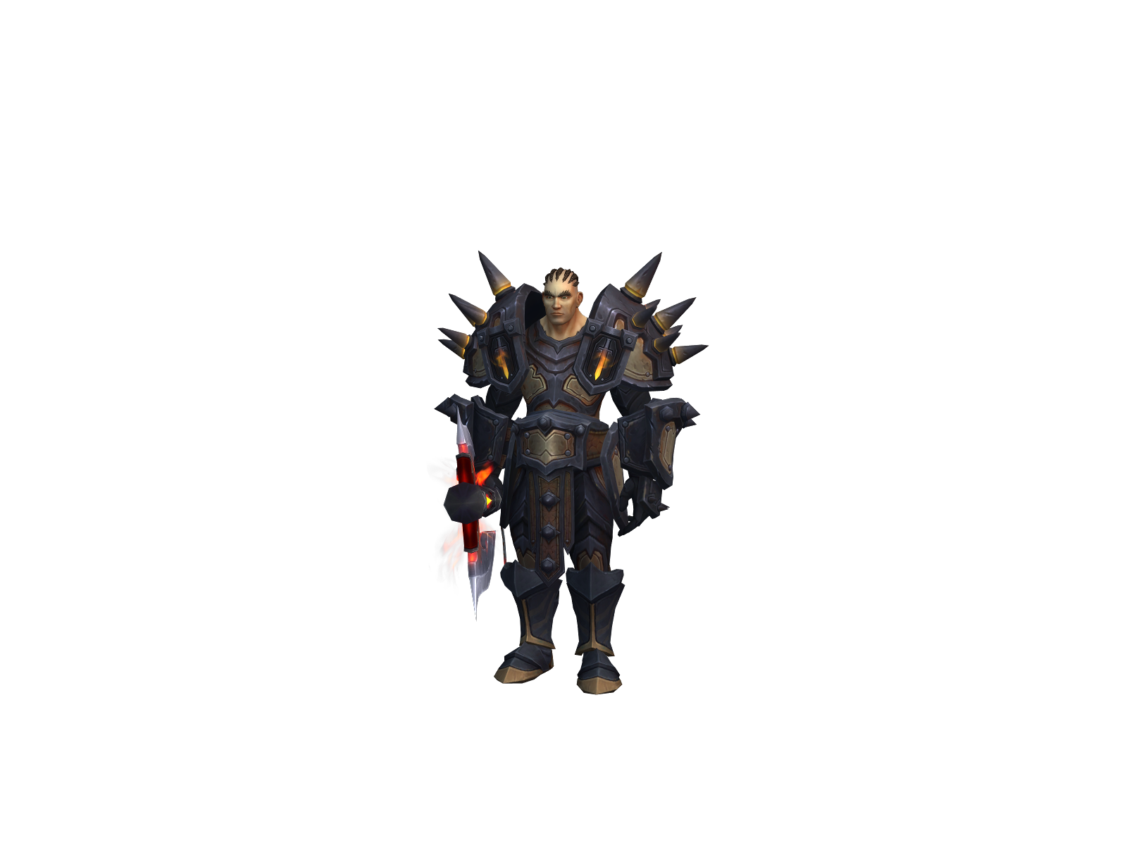 Angronius 3D character render