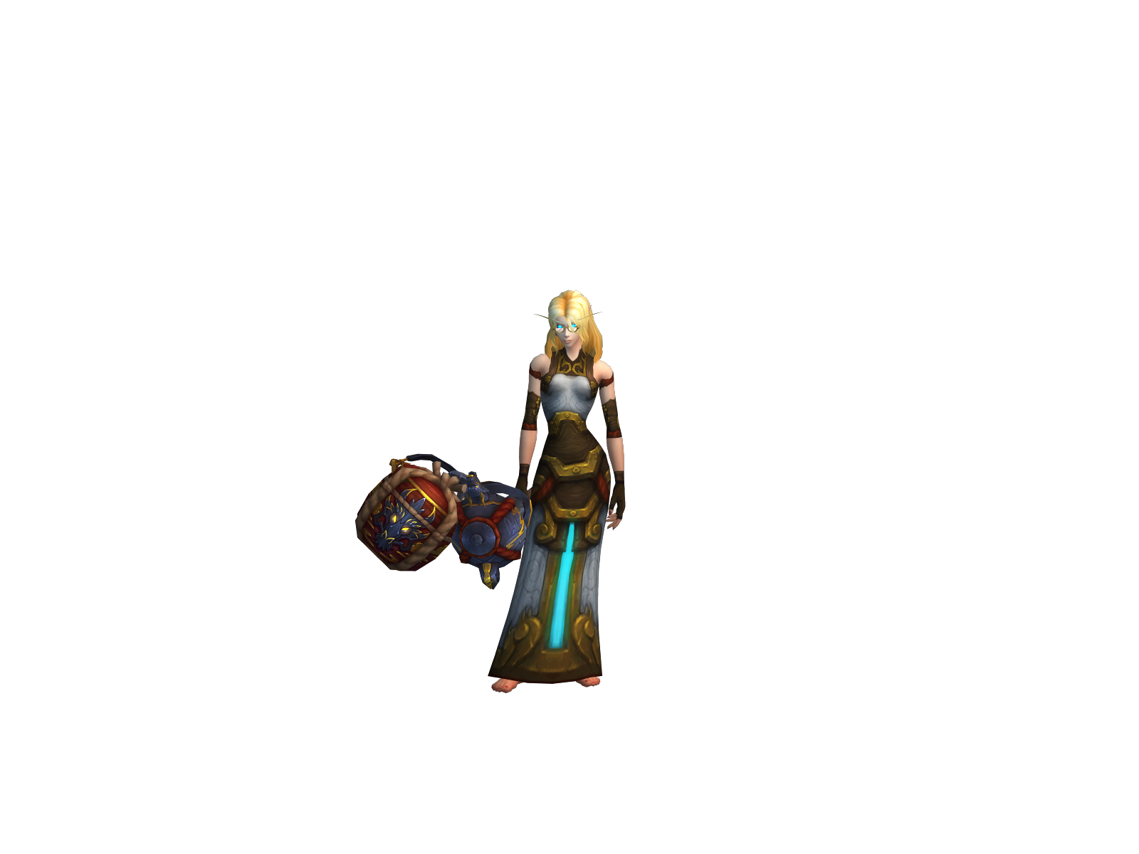 Cynestri 3D character render