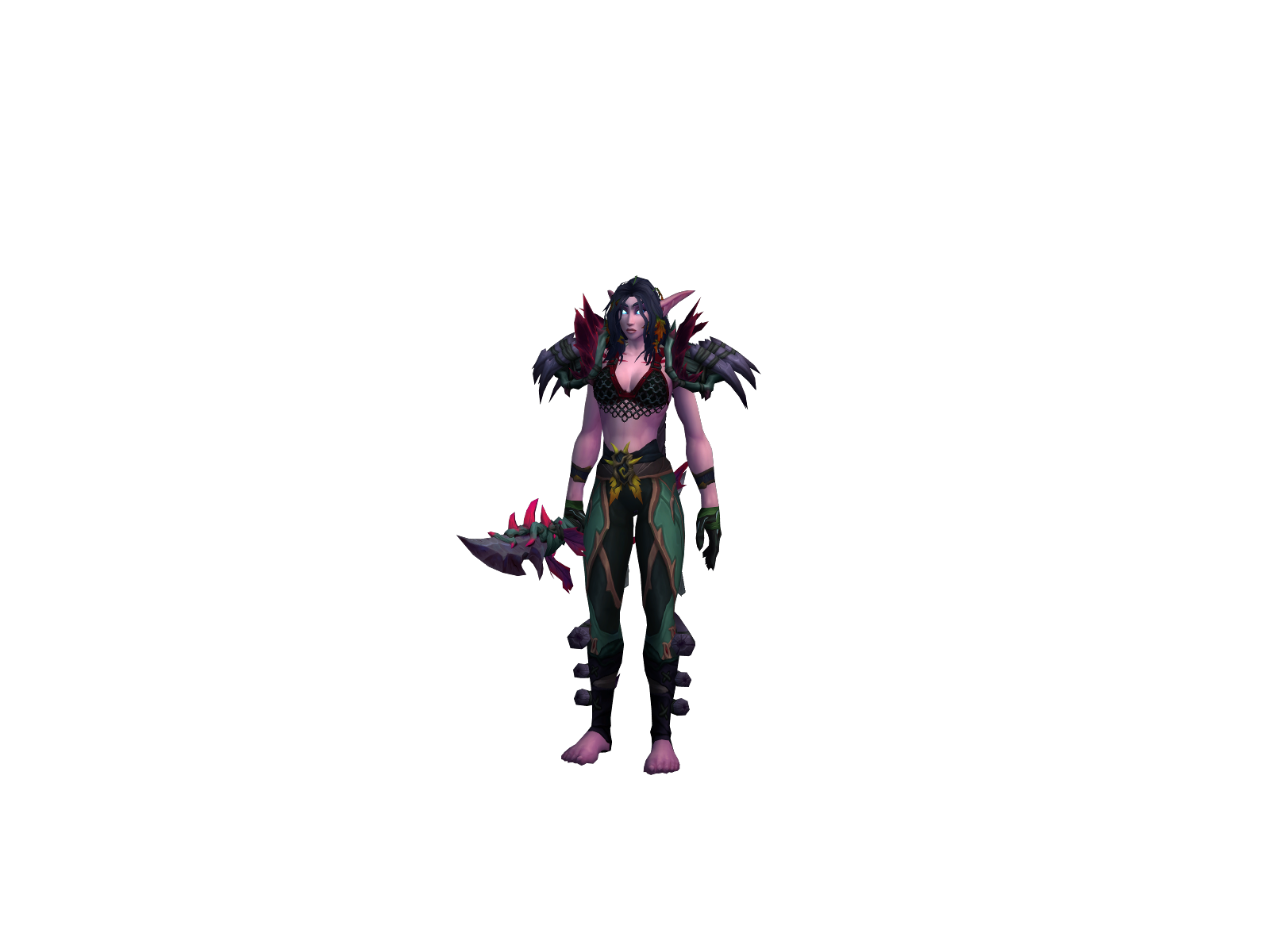 Kazzelle 3D character render