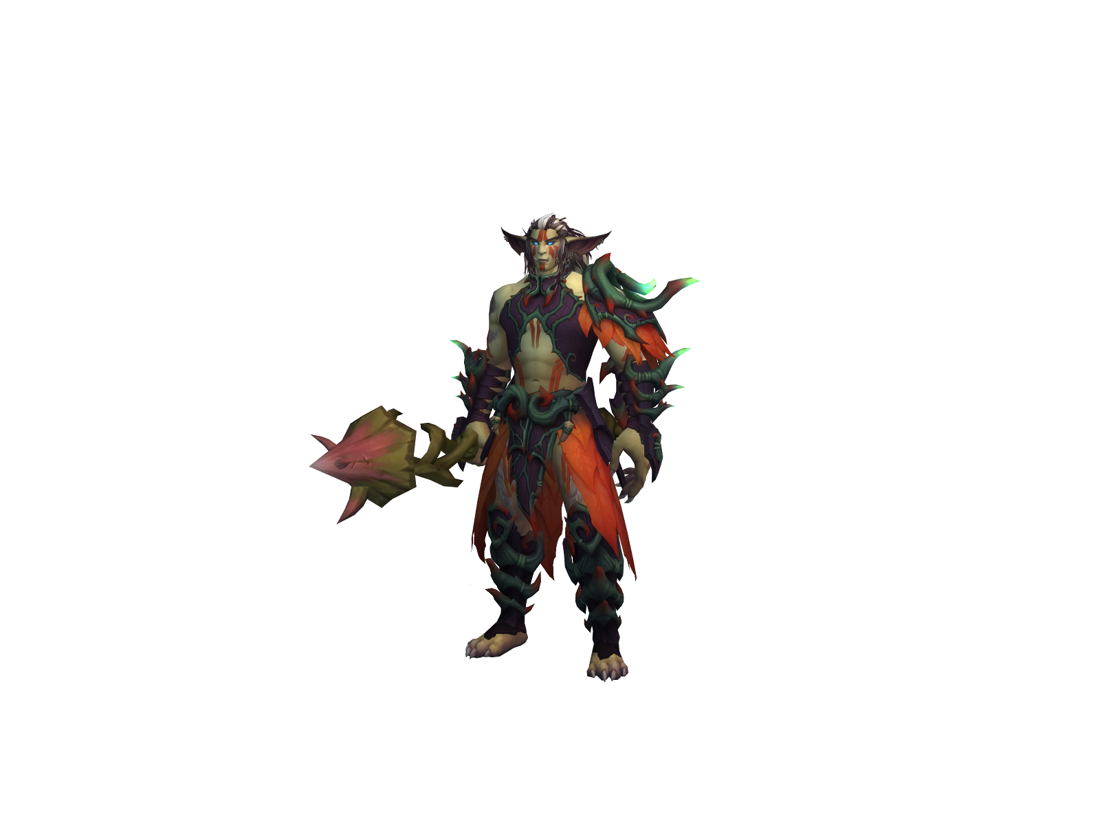 Wyrdwoods 3D character render