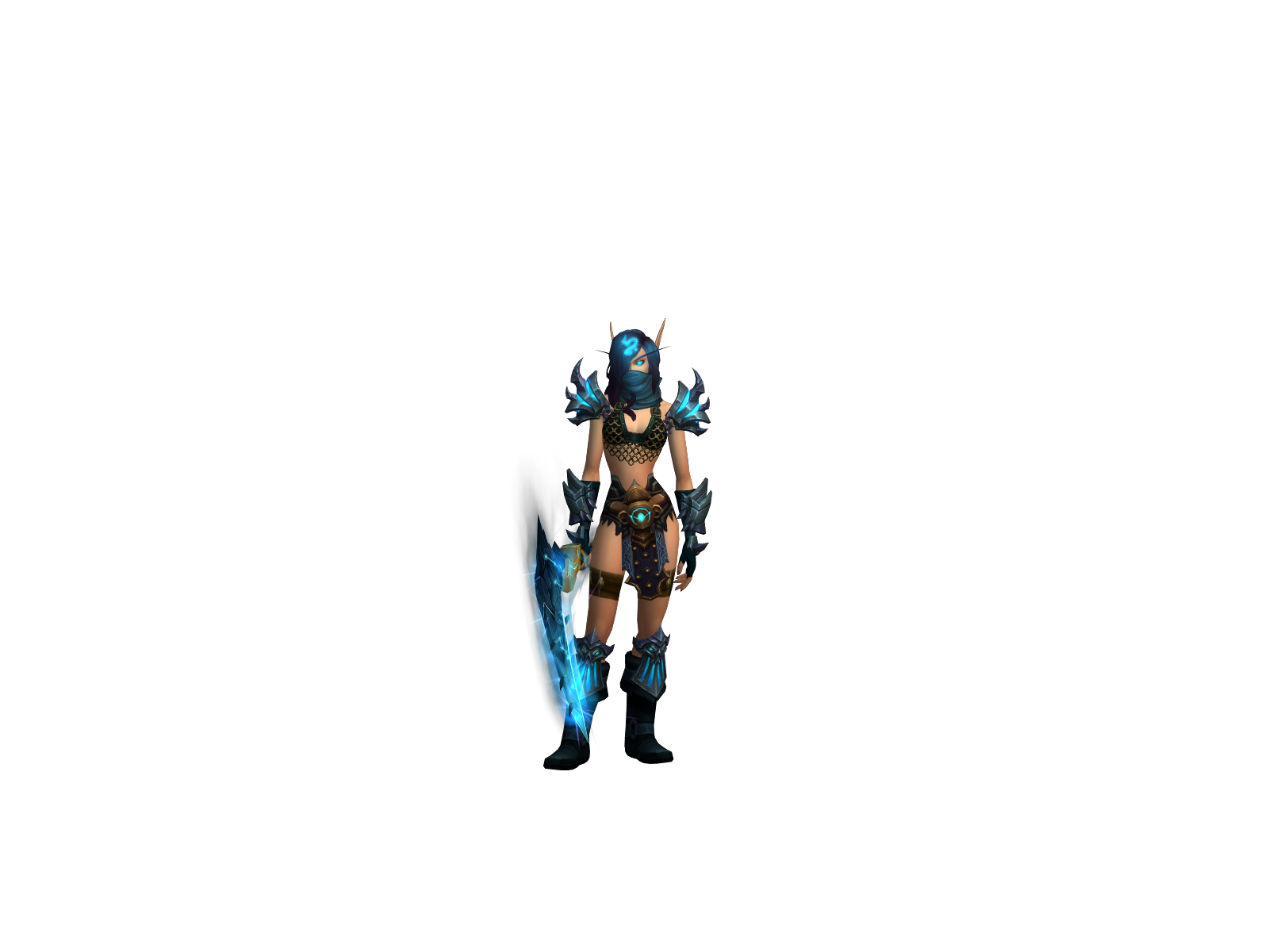Aszura 3D character render