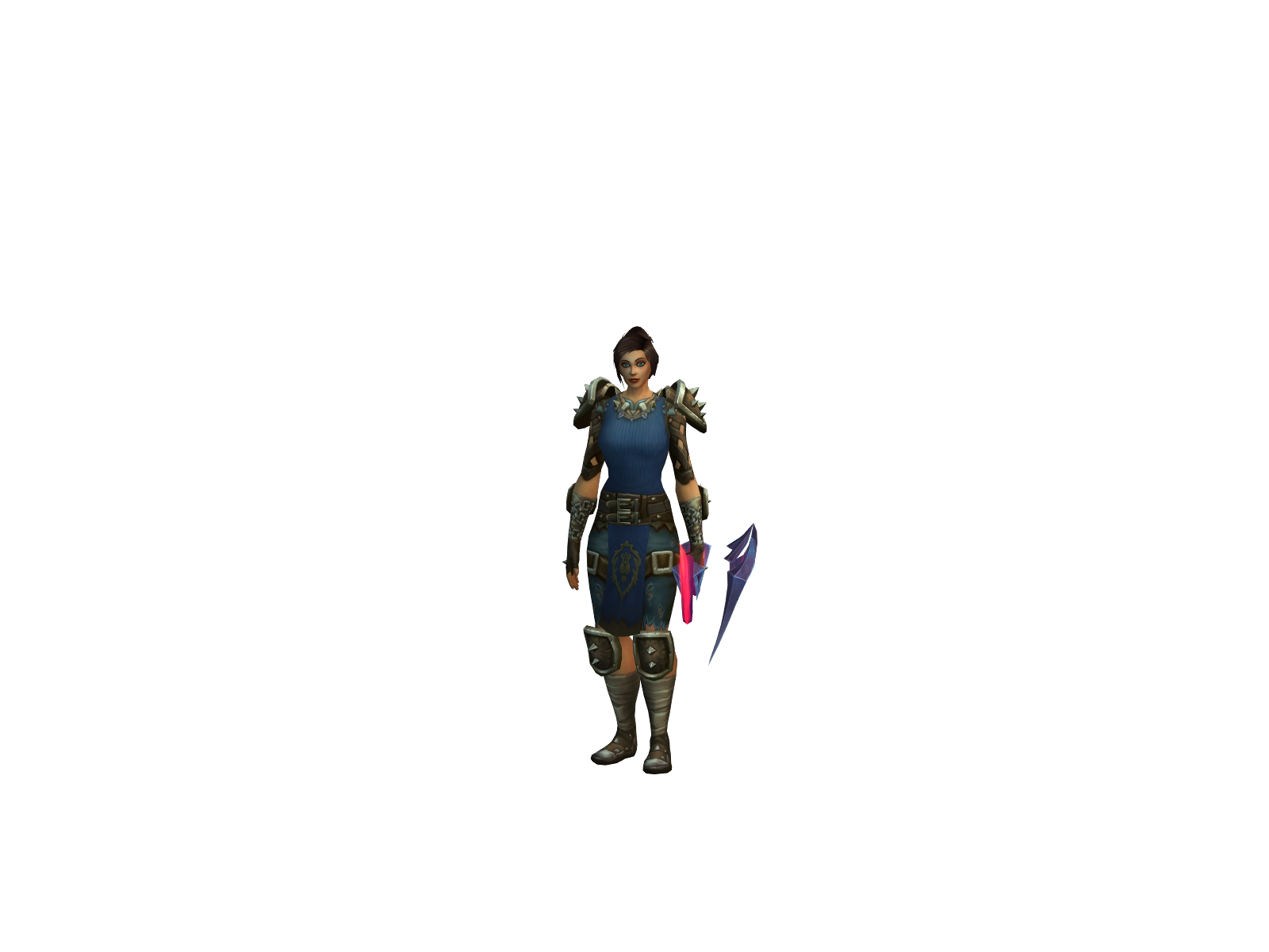 Yrza 3D character render