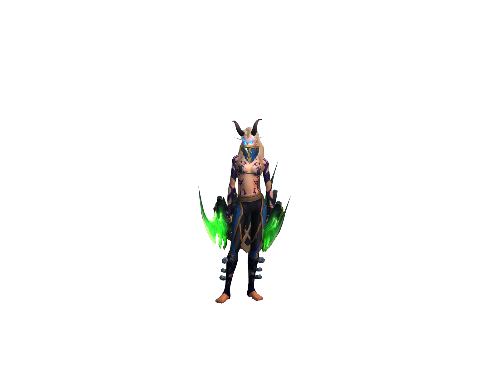 Fellkiss 3D character render