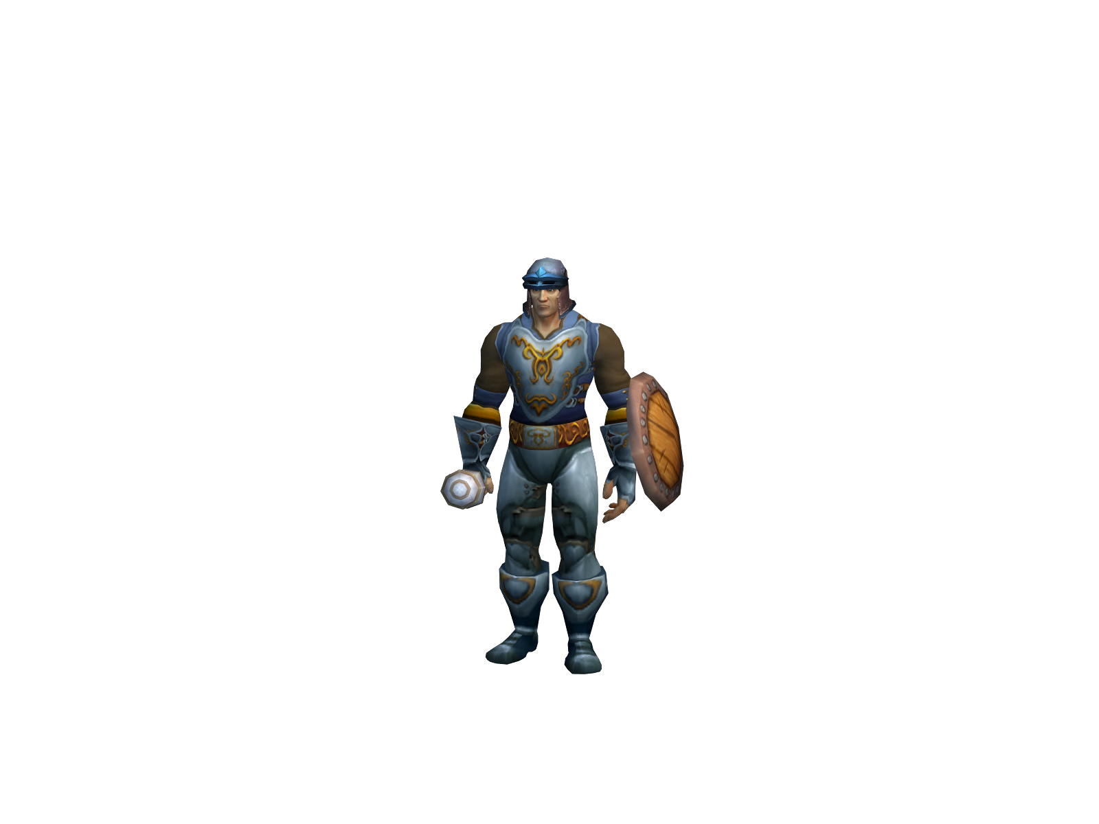 Godfrey 3D character render