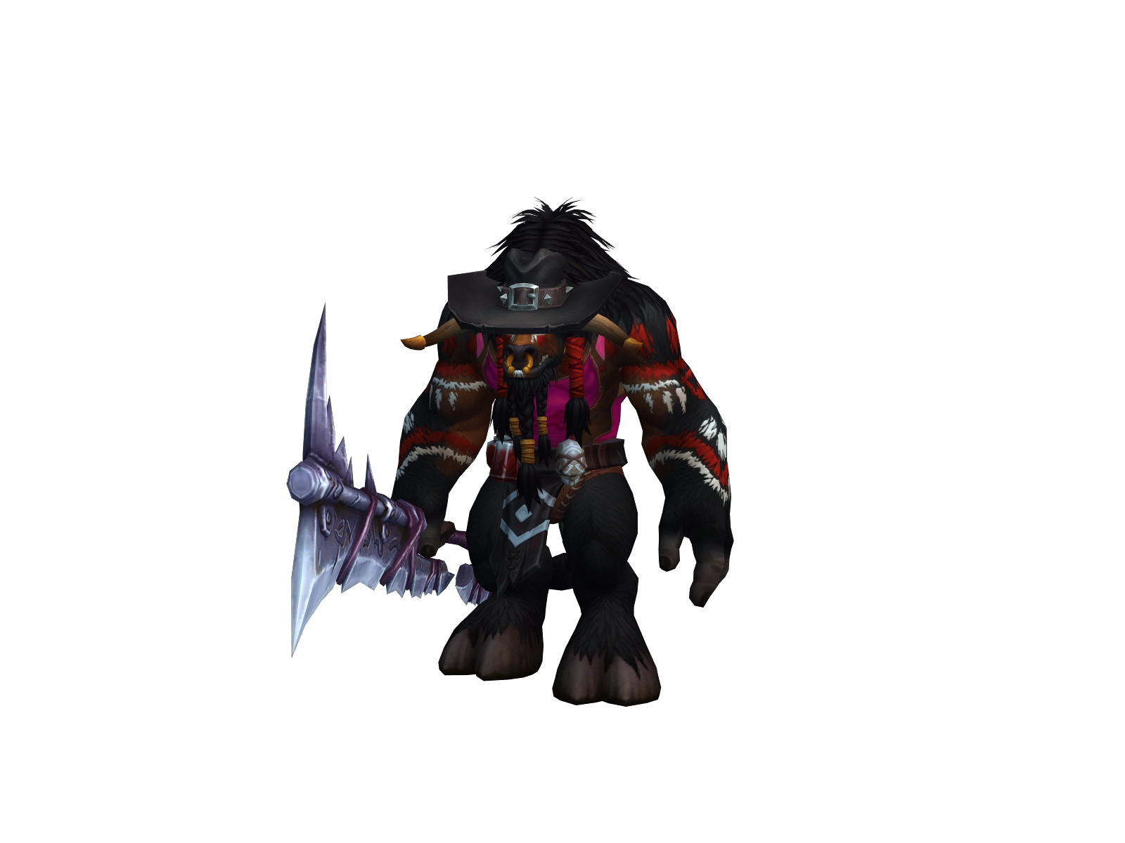 Grungecow 3D character render