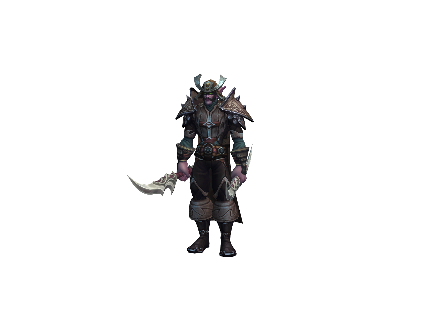 Deux 3D character render