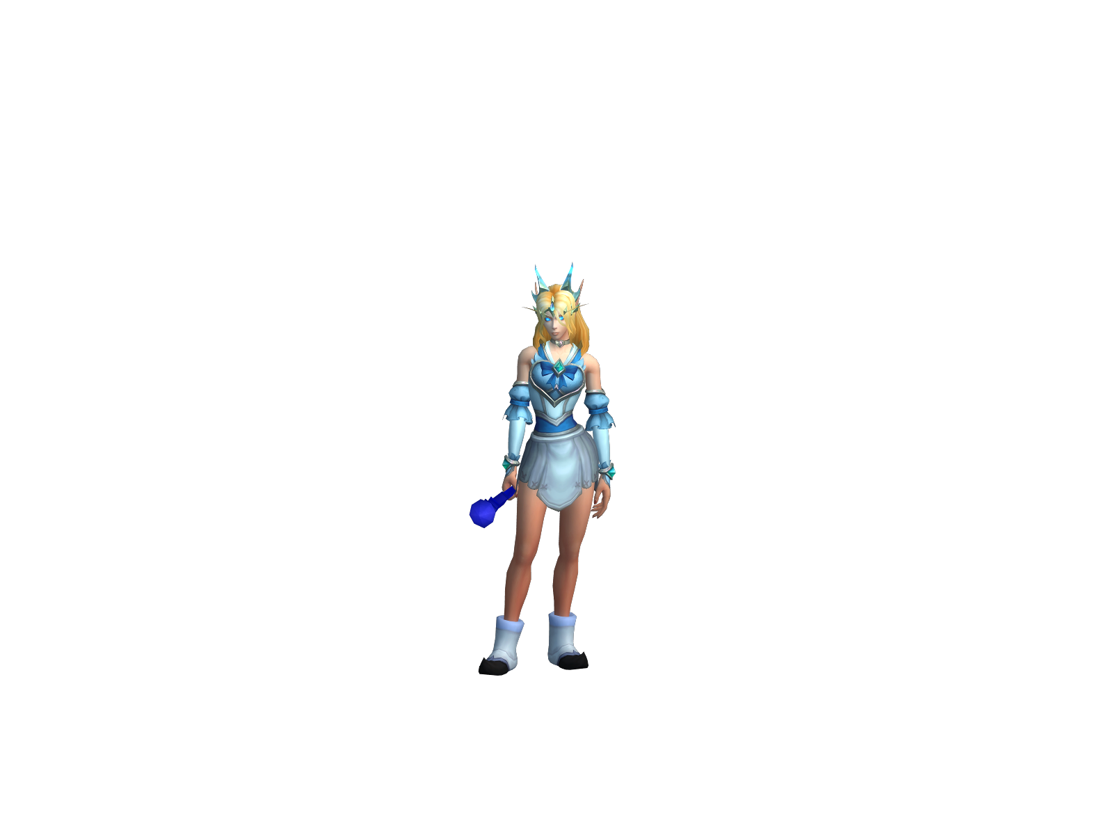 Ziusudra 3D character render
