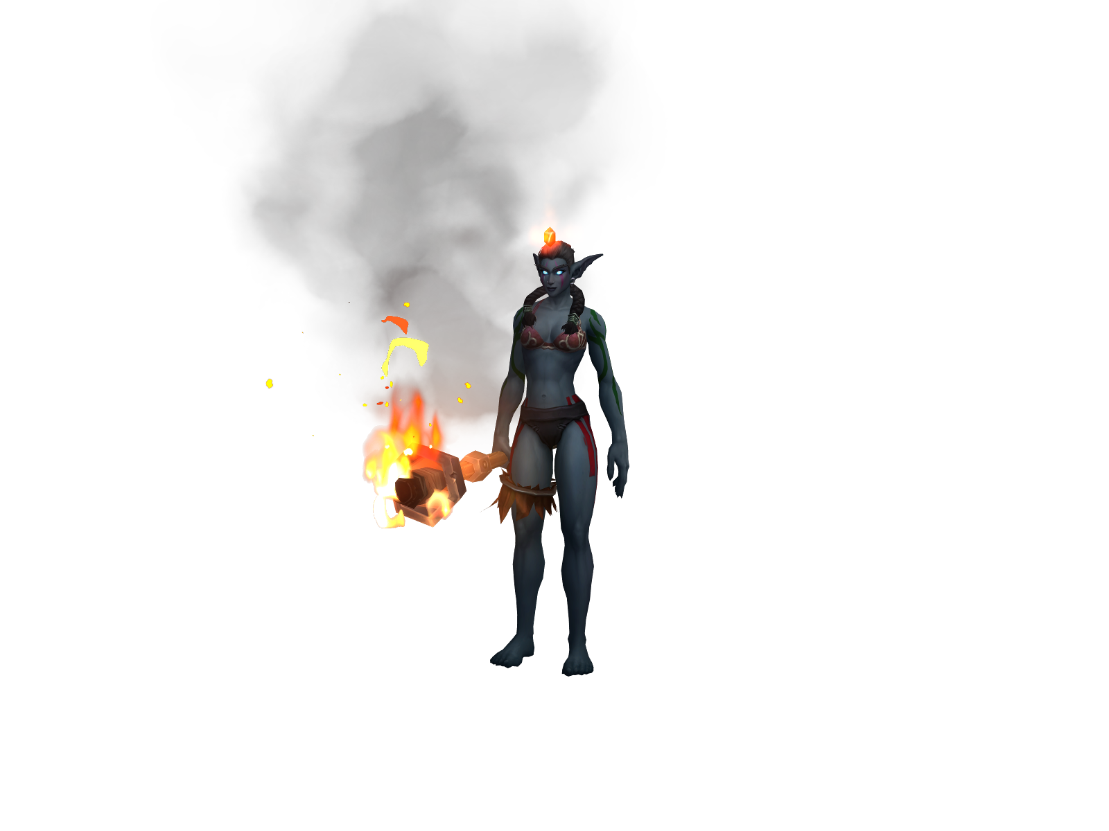 Cidinine 3D character render