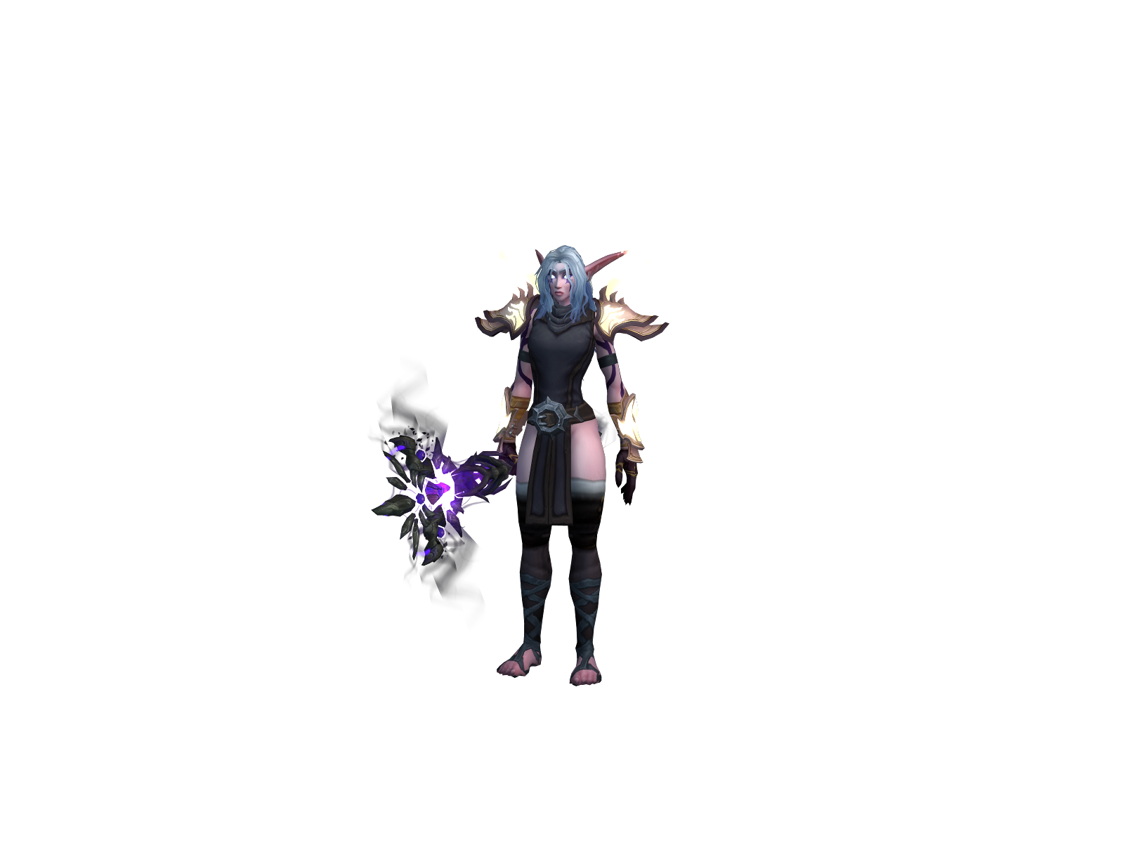 Kirakuroi 3D character render