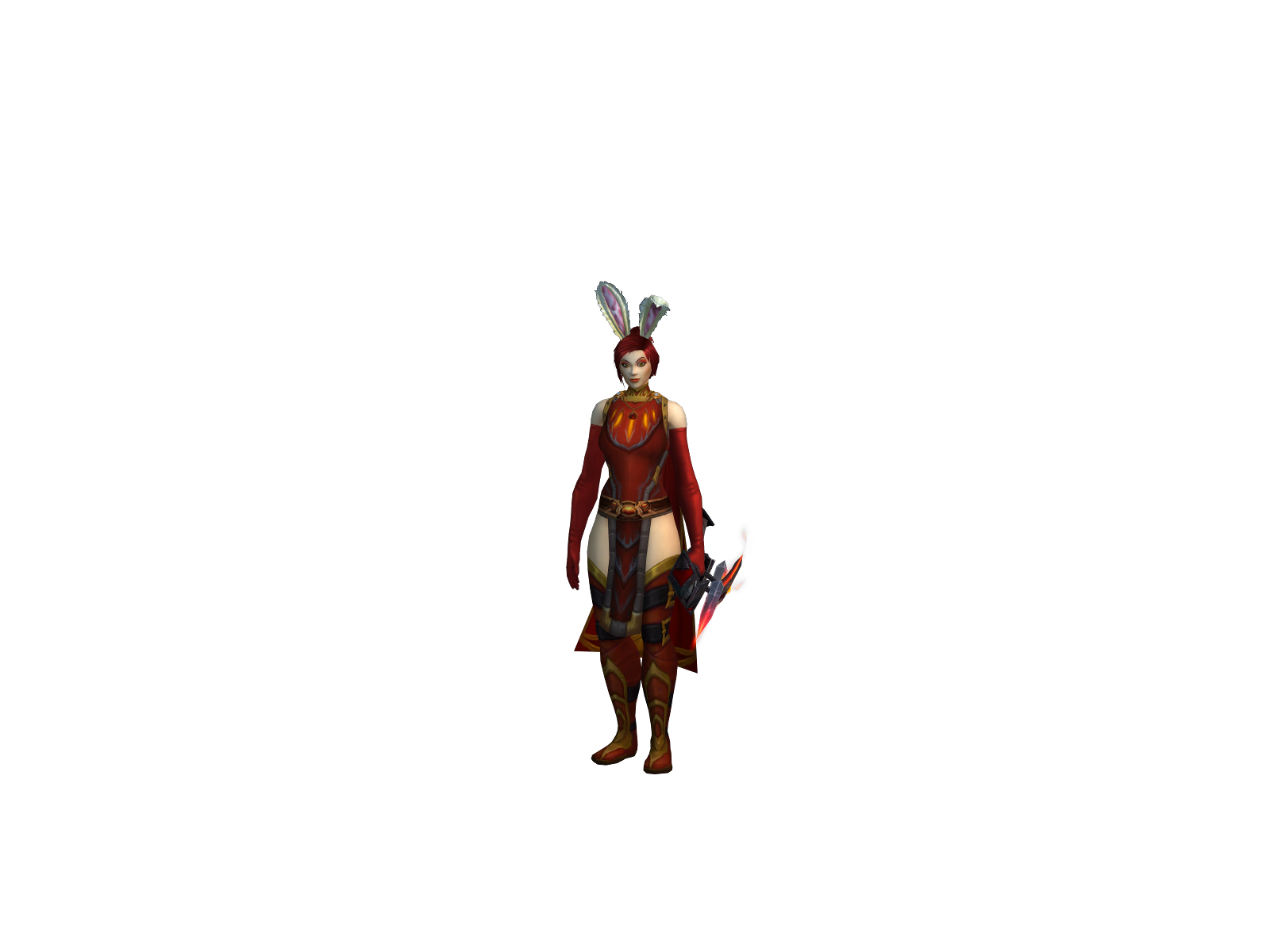 Fortunately 3D character render