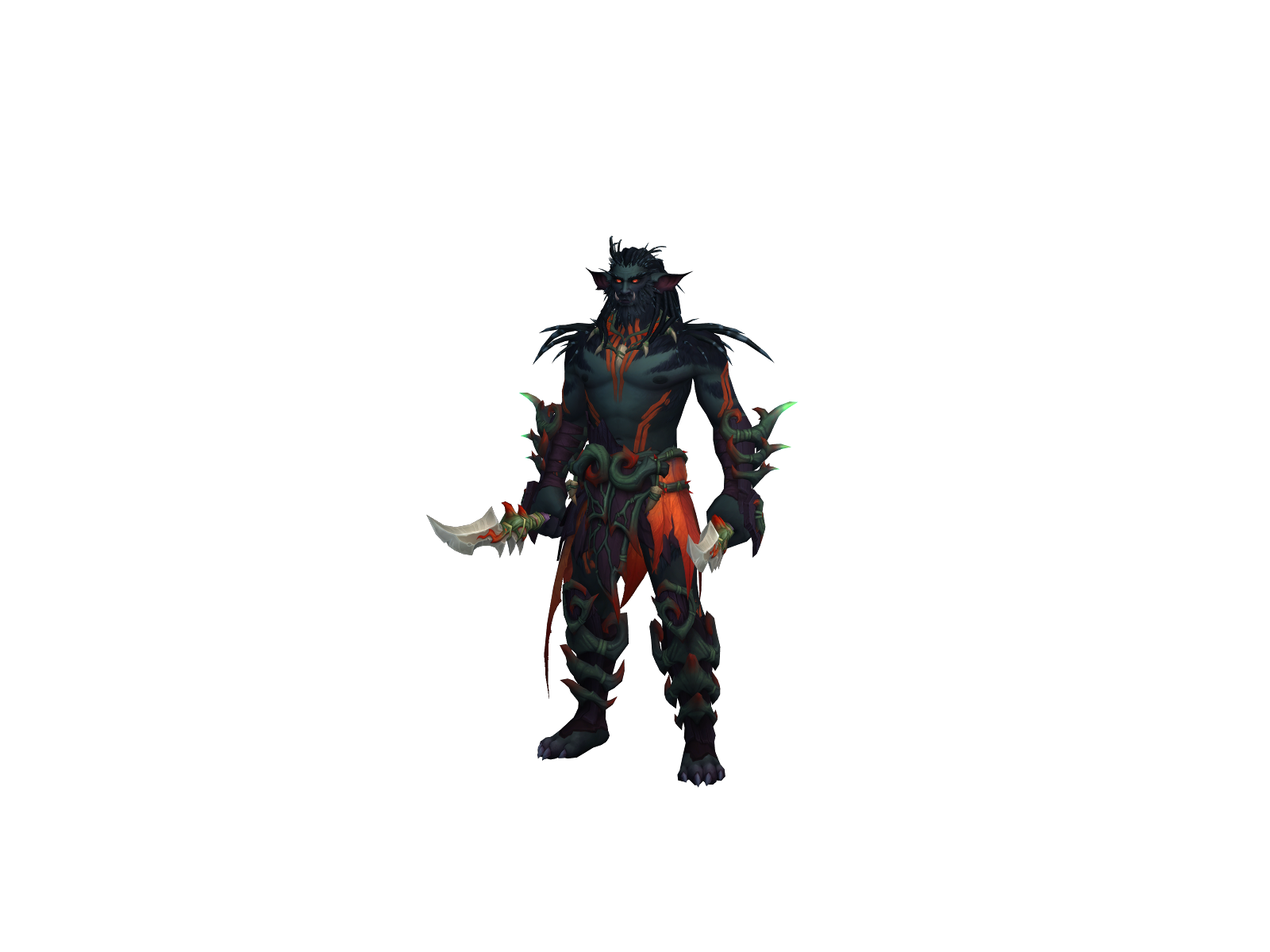 Zaát 3D character render
