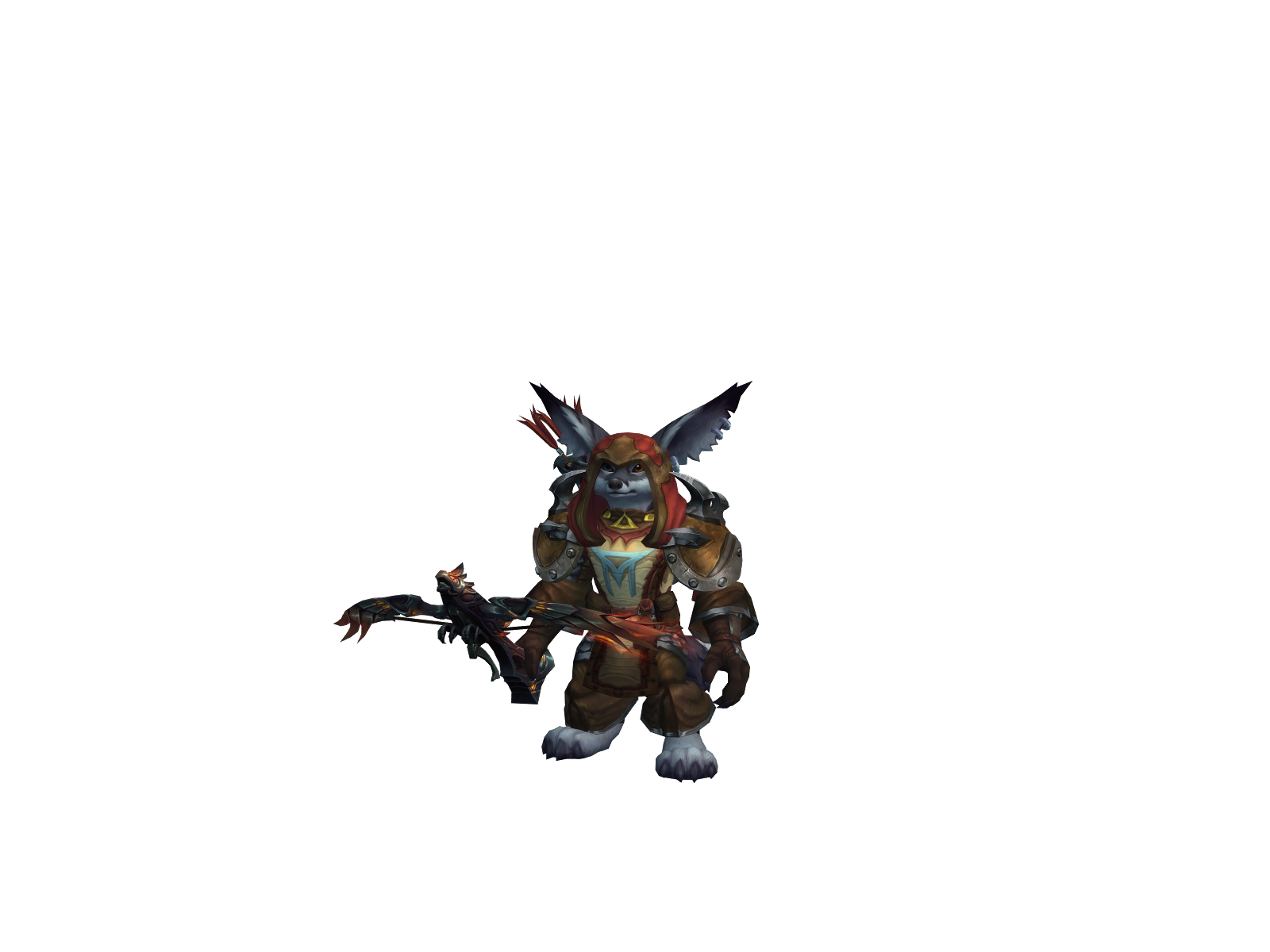 Shørtround 3D character render