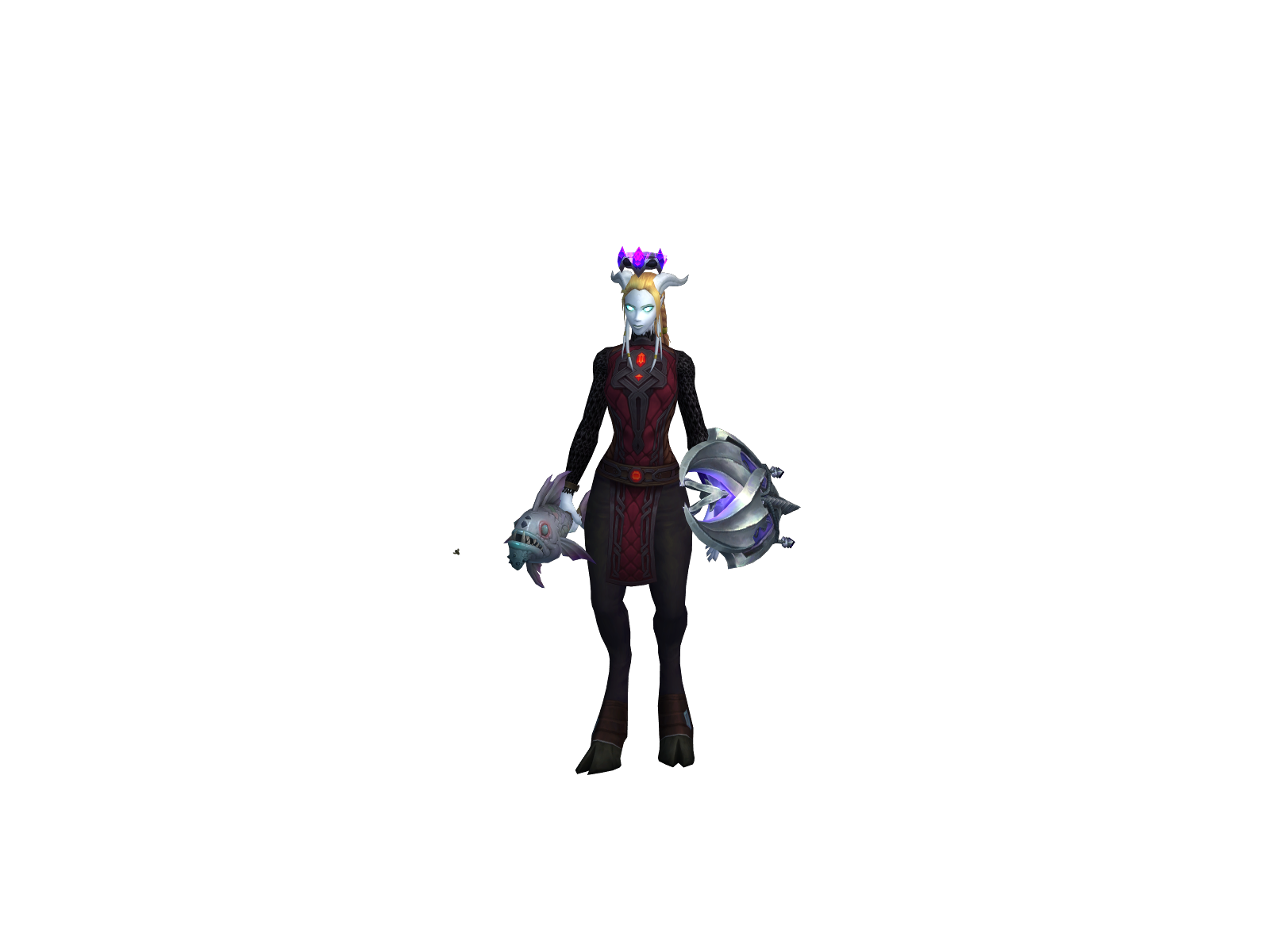 Vaelara 3D character render