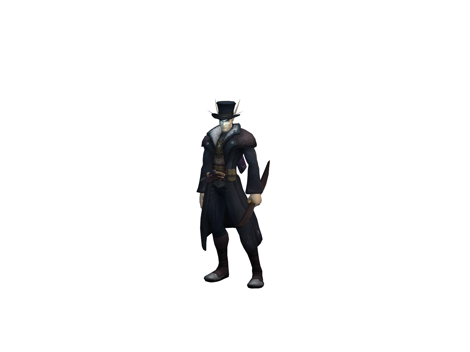 Duskcaller 3D character render