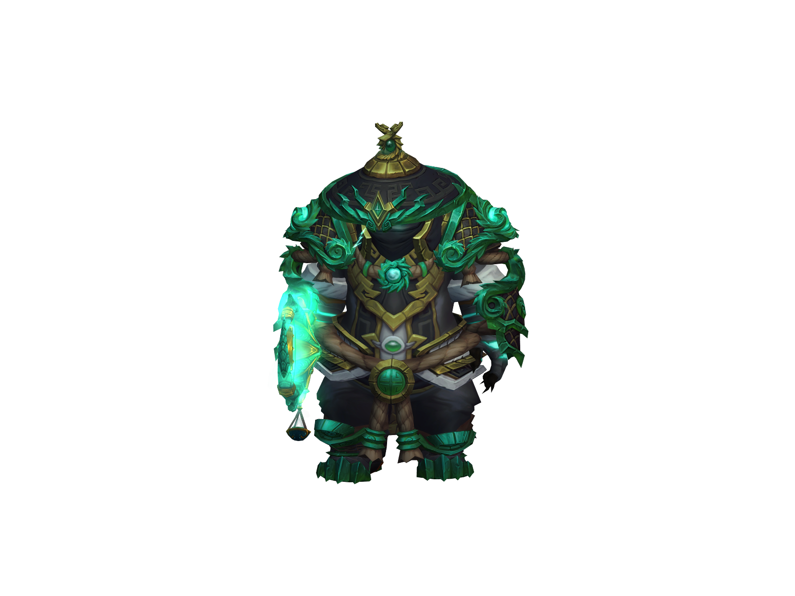 Greenbuff 3D character render