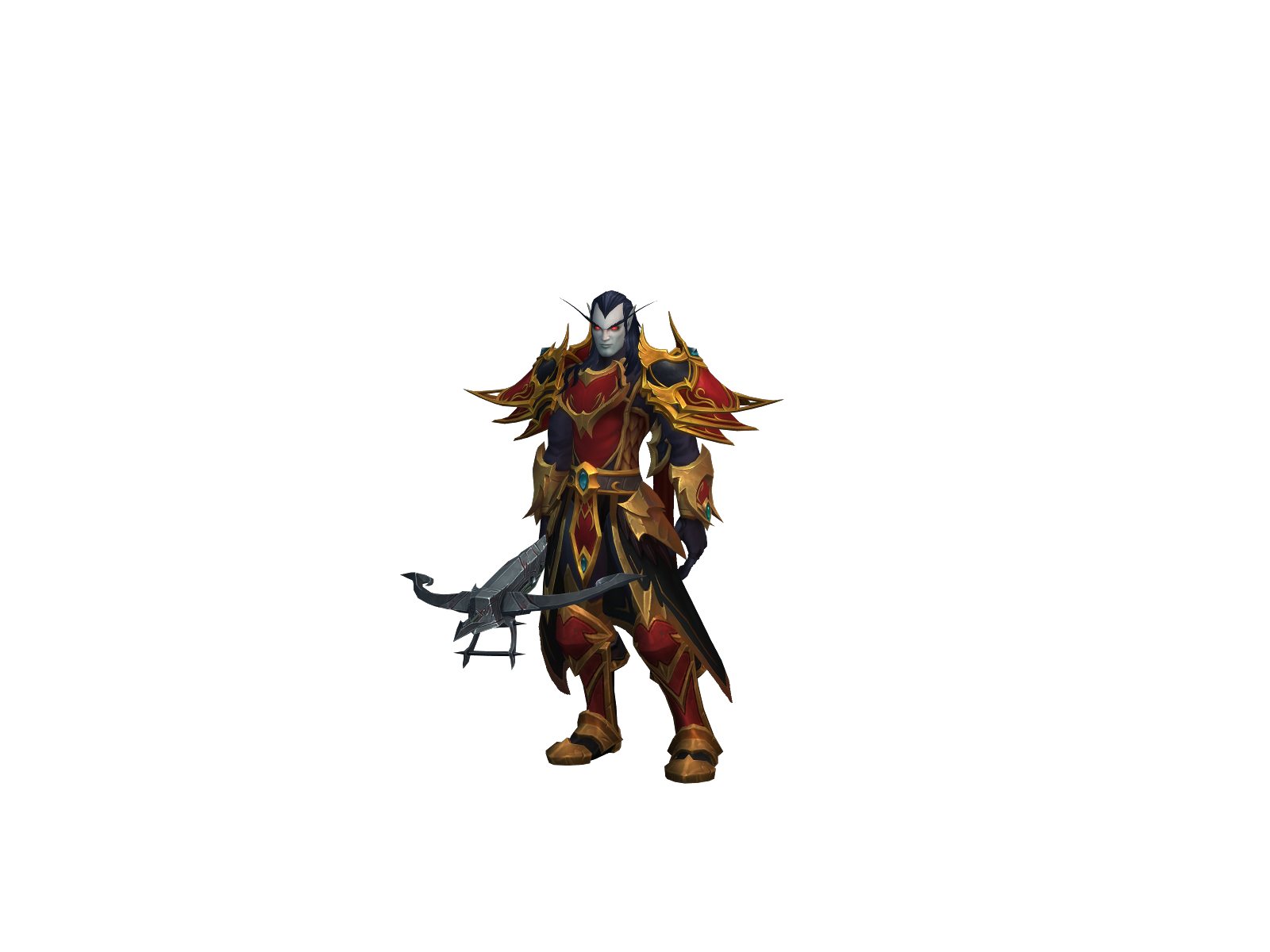 Loranthion 3D character render