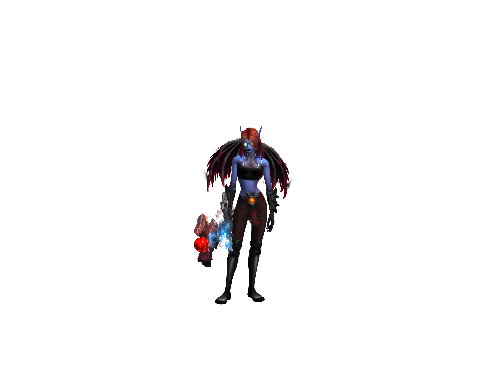 Myzery 3D character render