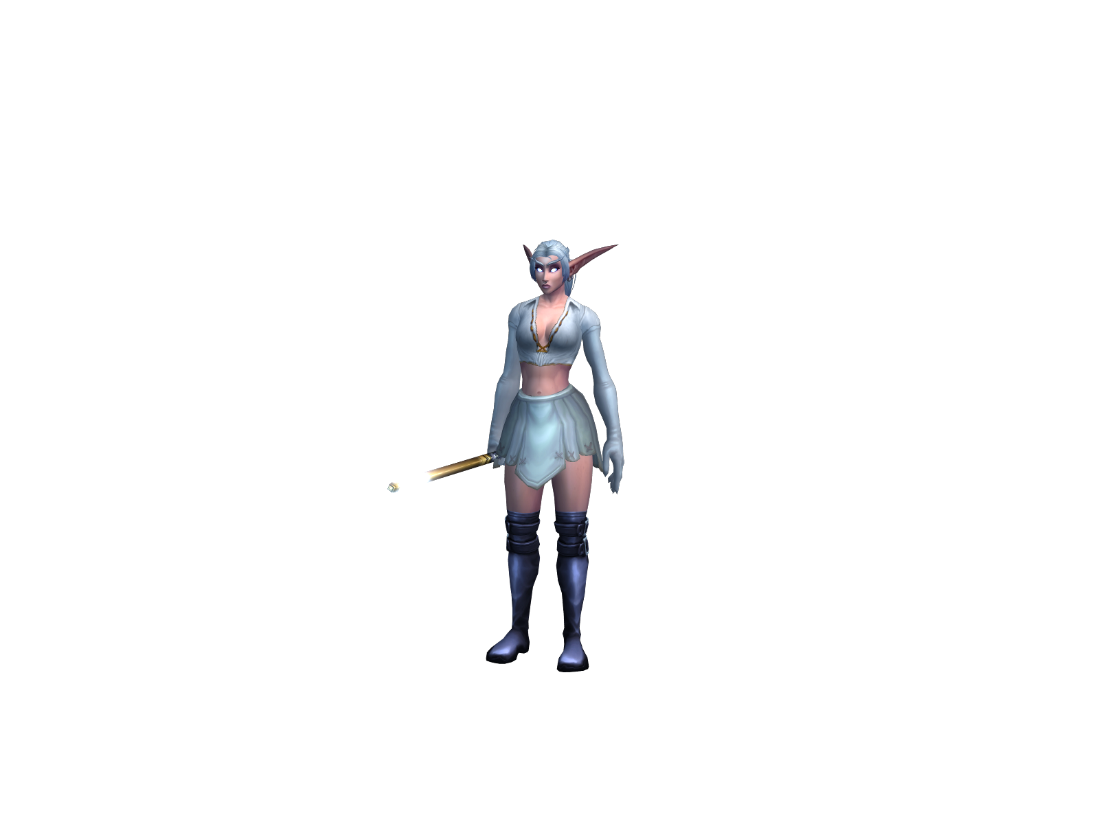 Waterx 3D character render