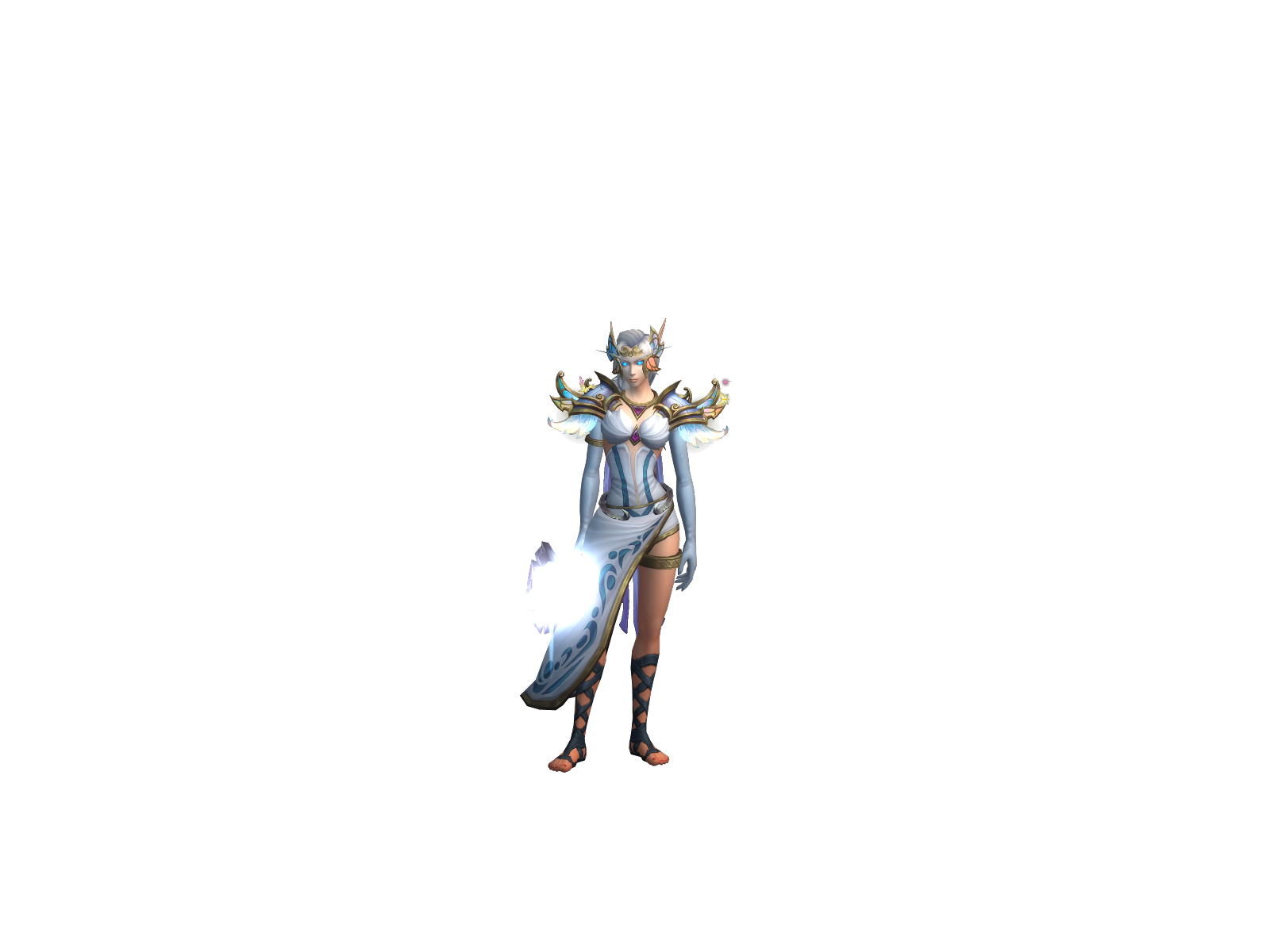 Brïna 3D character render