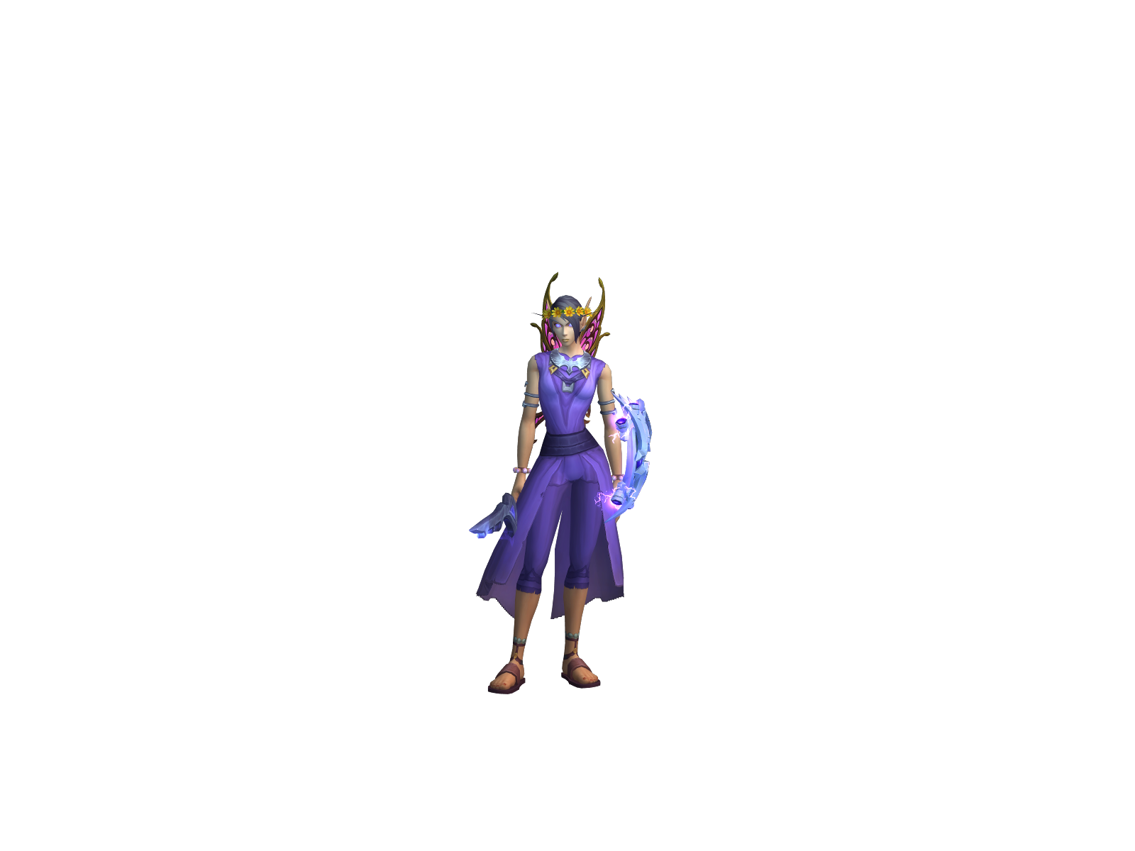 Acalynari 3D character render