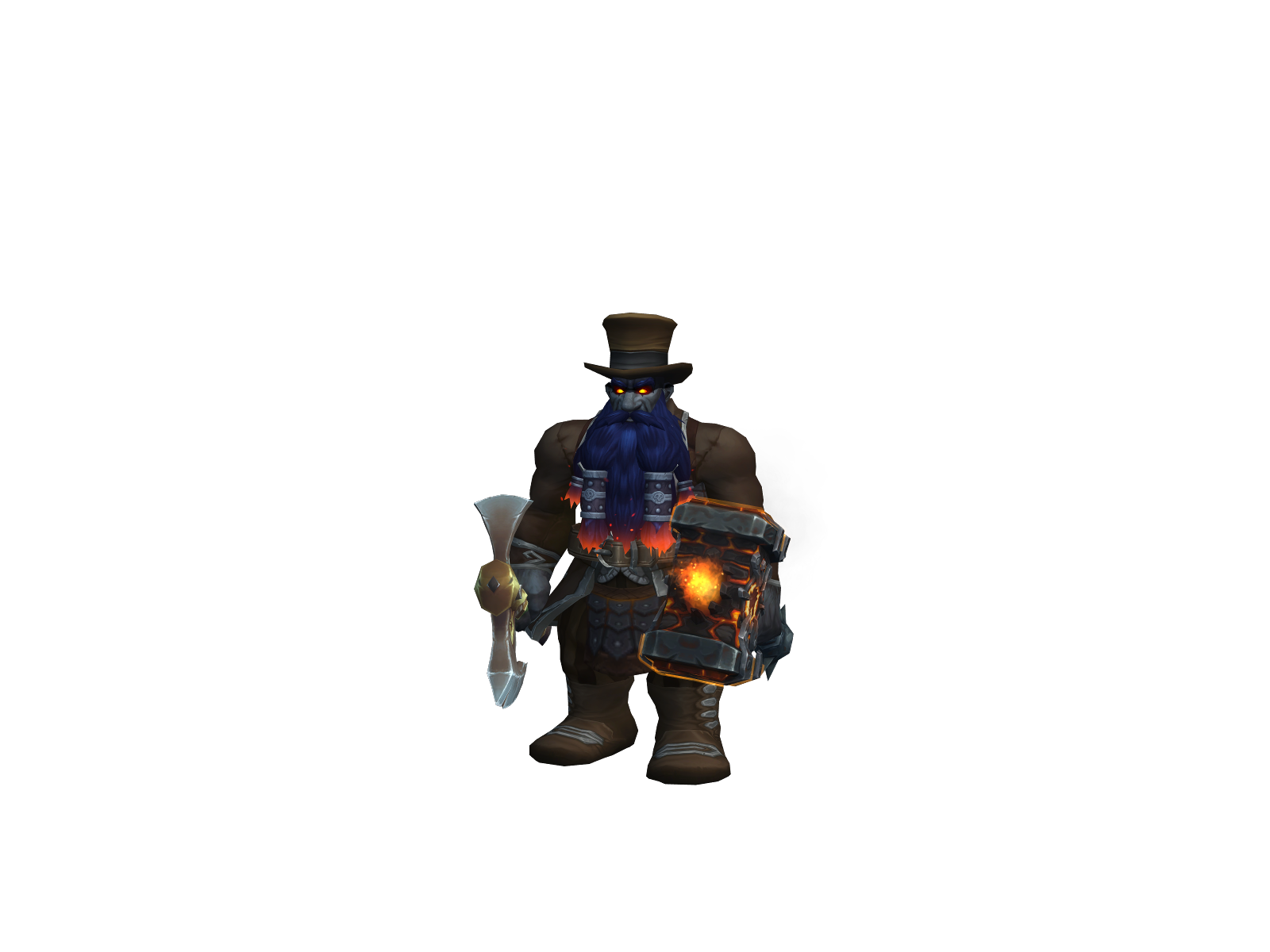 Rockfarmer 3D character render