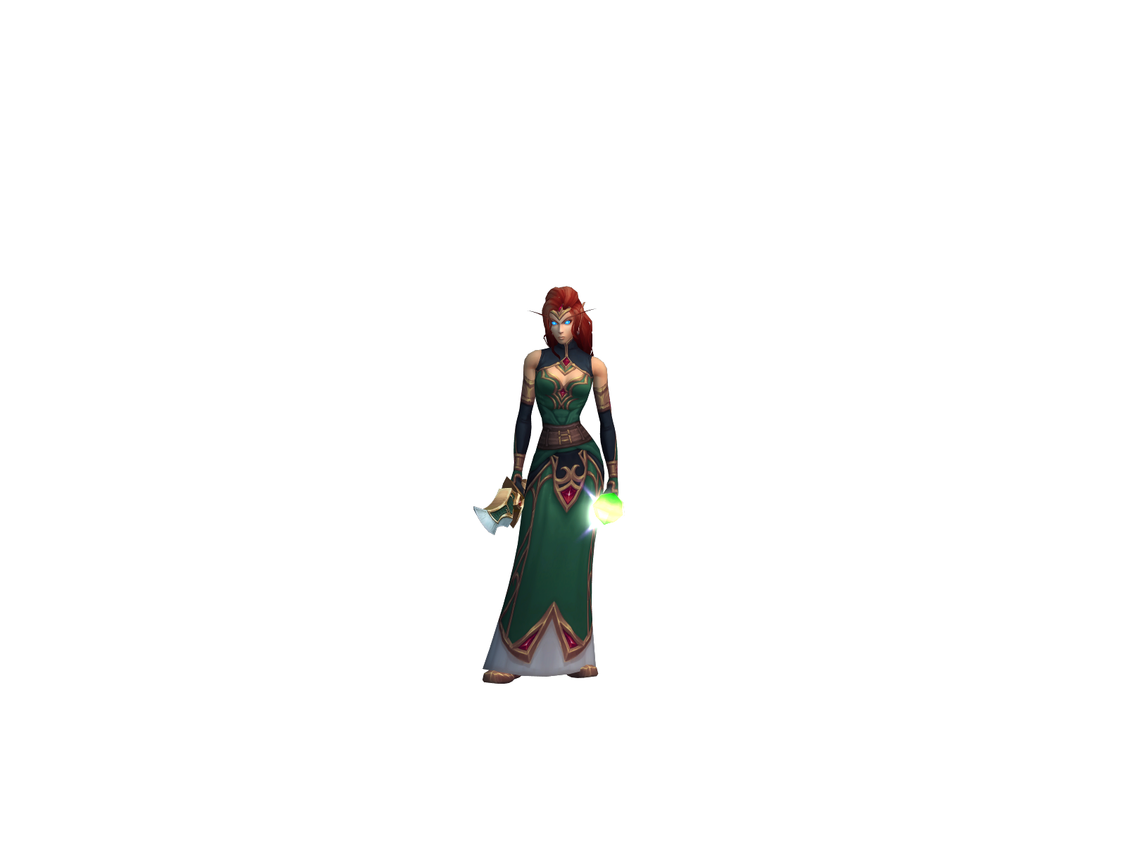 Melanarii 3D character render