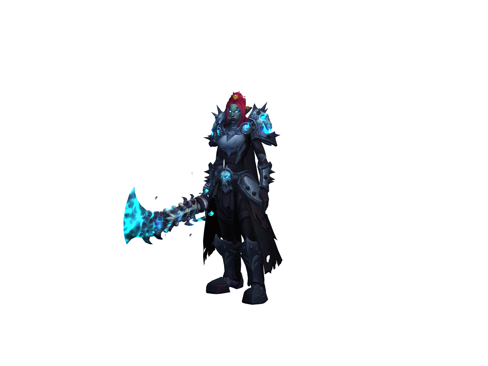 Myzery 3D character render
