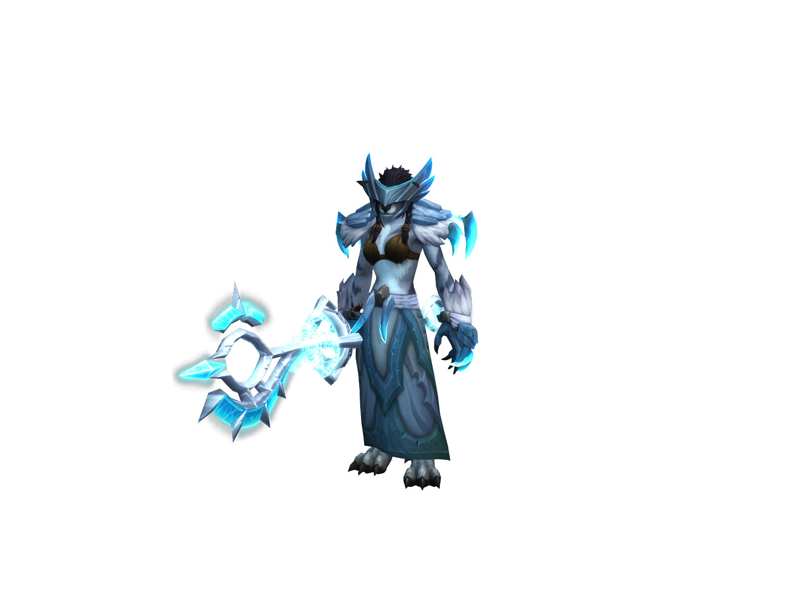 Parties 3D character render