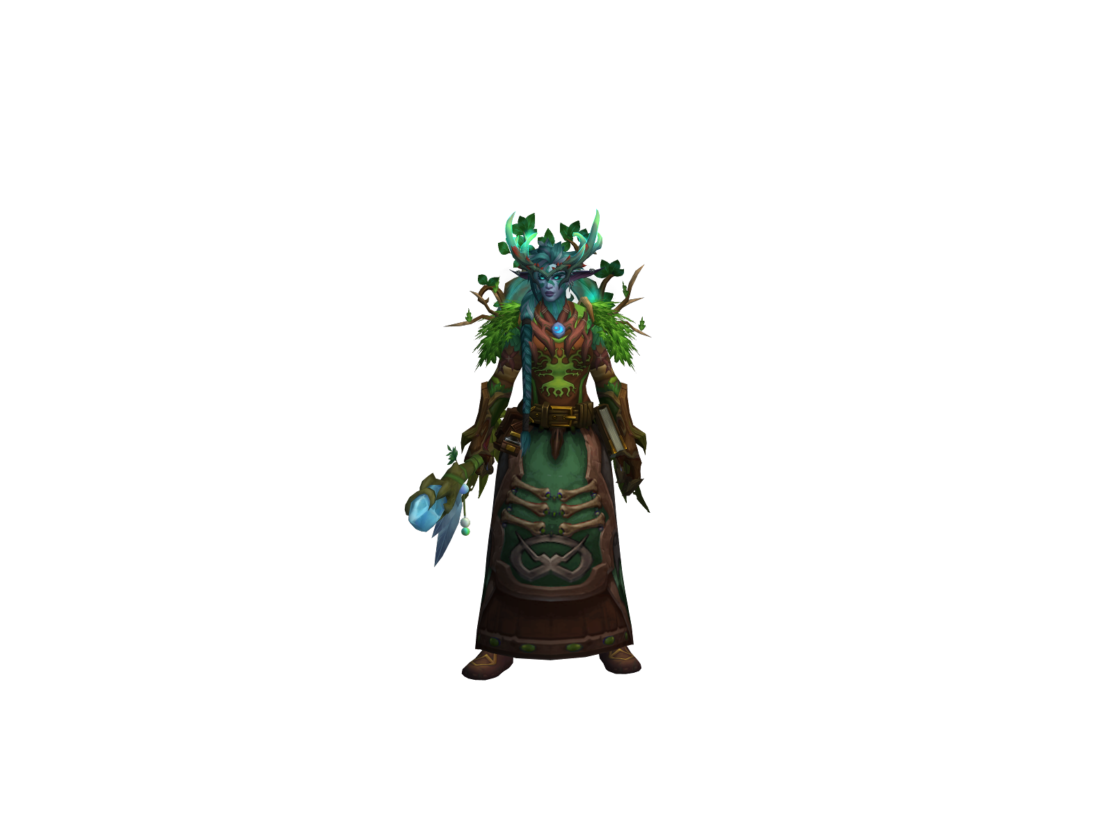 Elderwyrm 3D character render