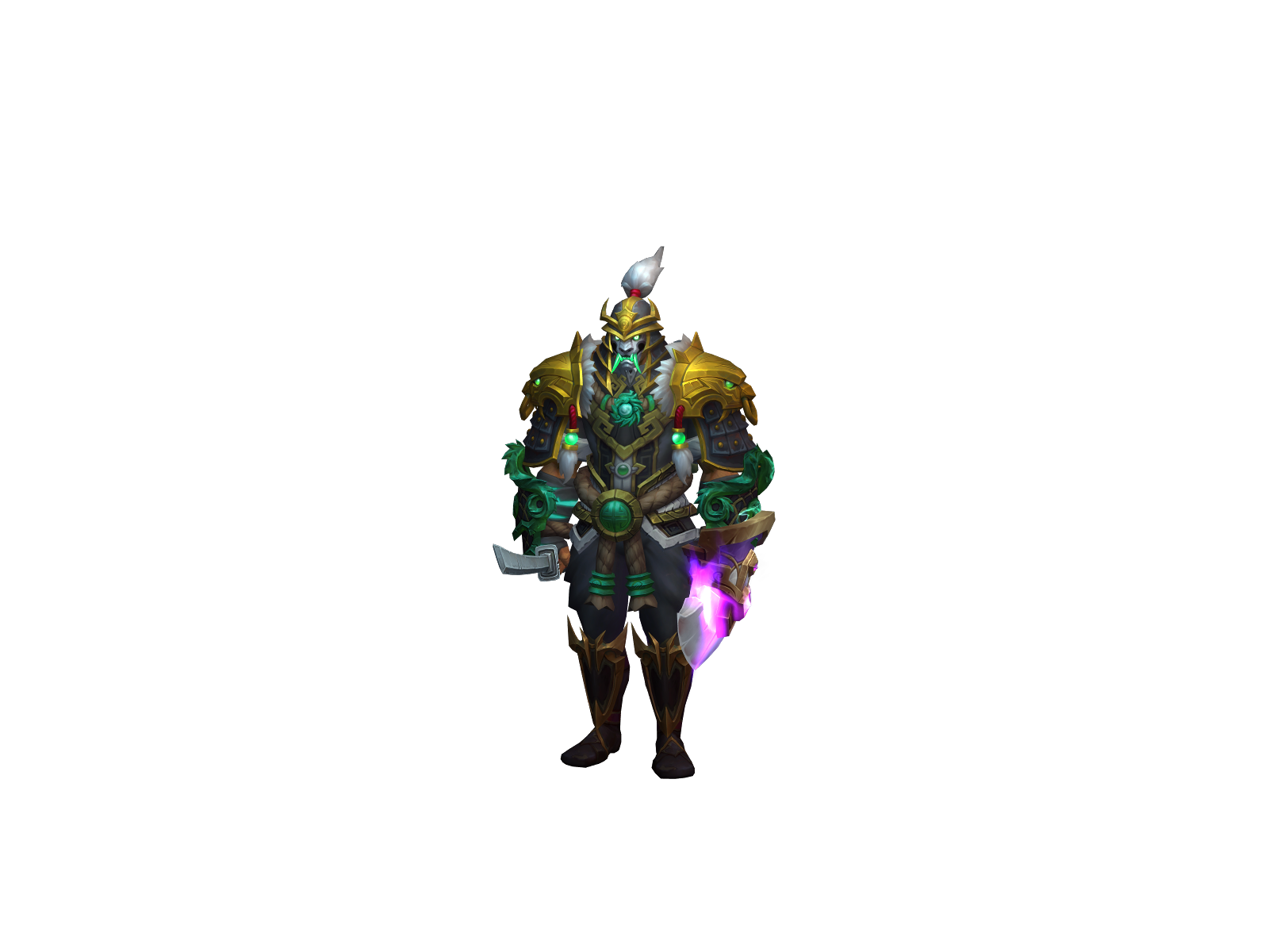 Ípman 3D character render